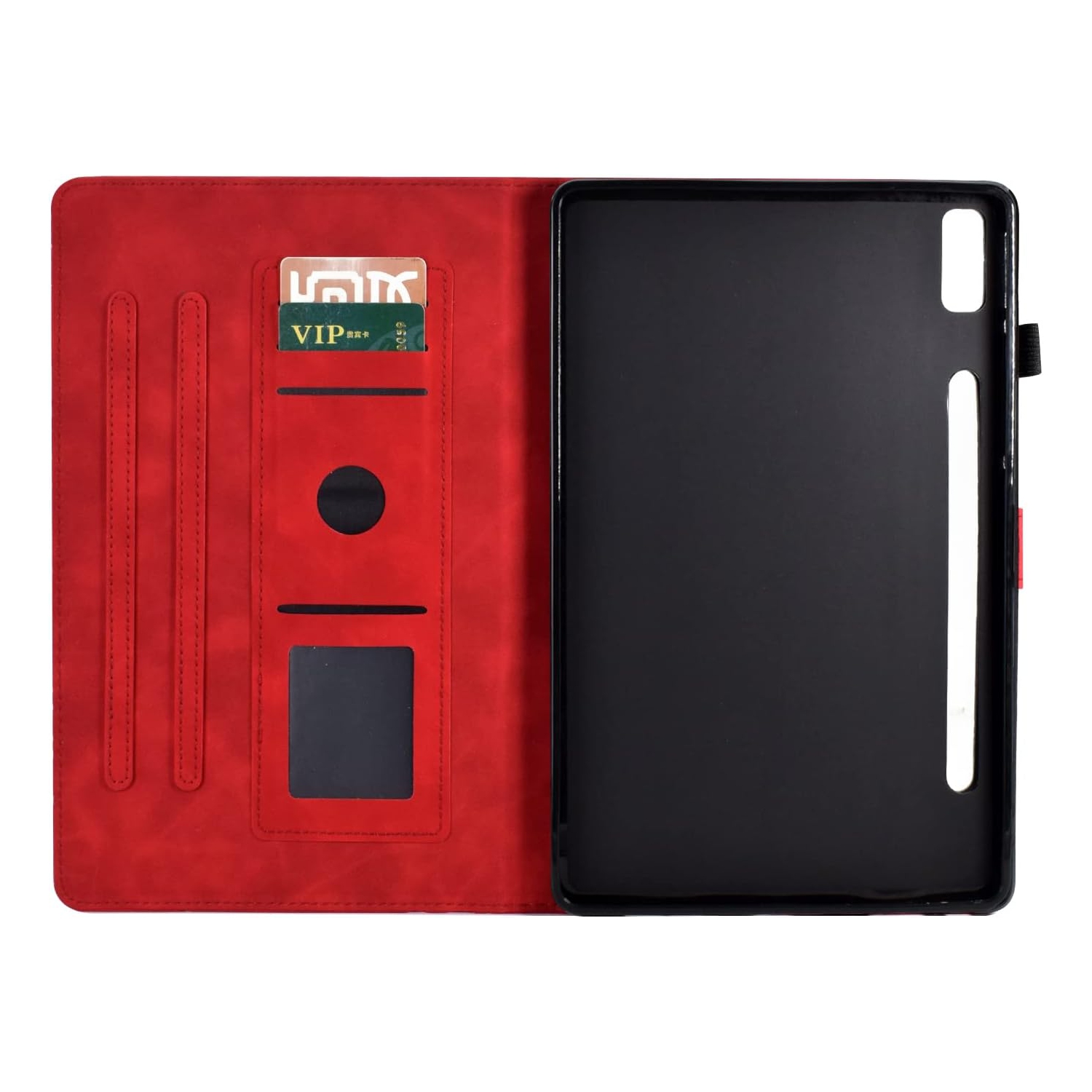 Étui pour Tab P11 Pro 2e génération de 2 11&nbsp;po de Lenovo, étui-support folio à rabat en cuir de polyuréthane de qualité supérieure avec [ fente]