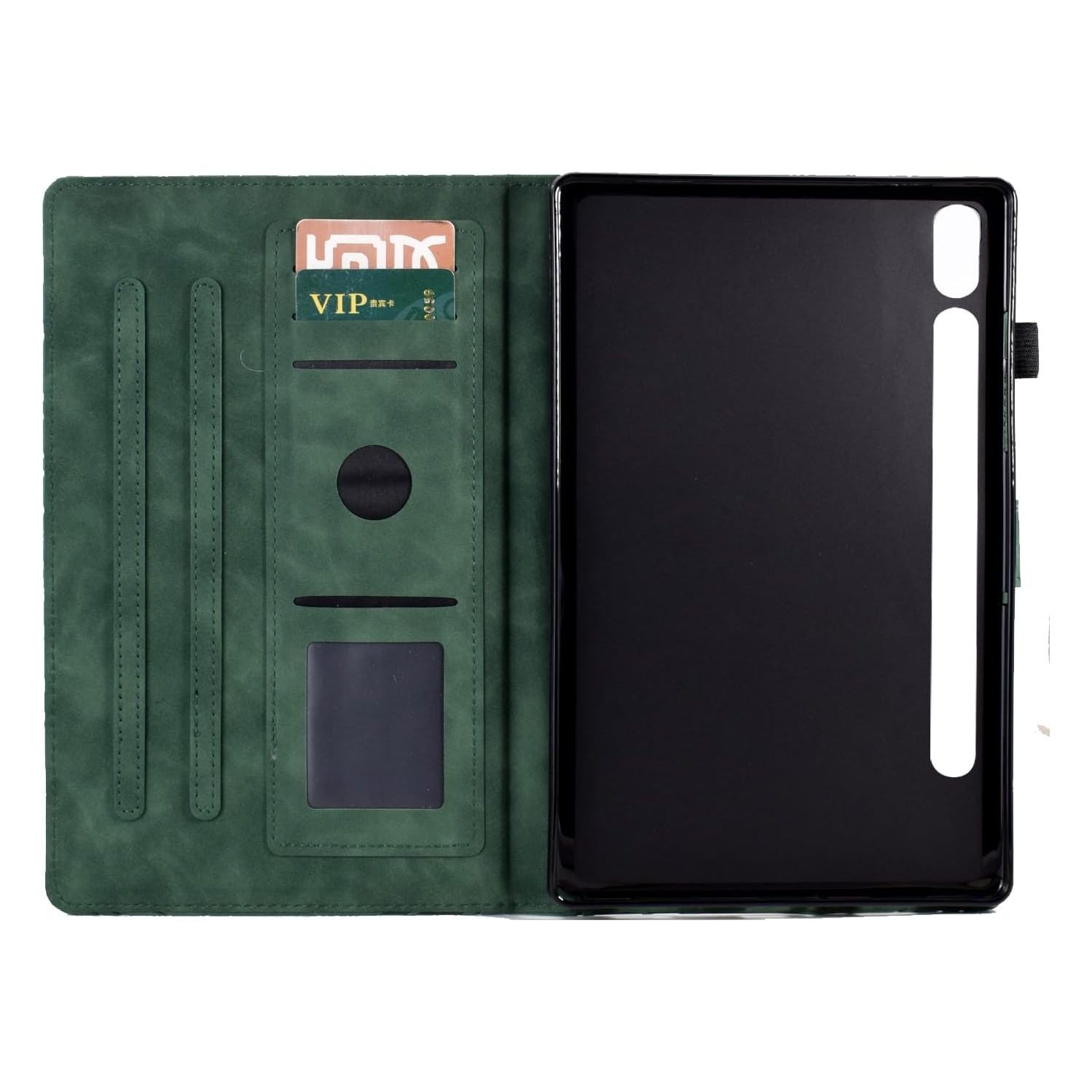 Case for Samsung Galaxy Tab S8/S7 11", Premium PU Leather Flip Stand Cover with [ Slot] [Pen Holder] [Auto