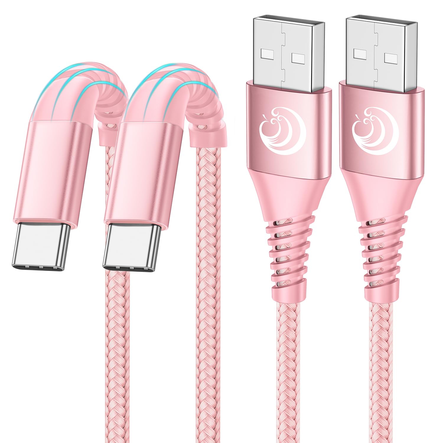 USB C Cable 3A Fast Charging Type C Cord【2Pack 6FT】 Phone Charger for Samsung Galaxy S22 S21 S20 FE S9 S8 A20 A21