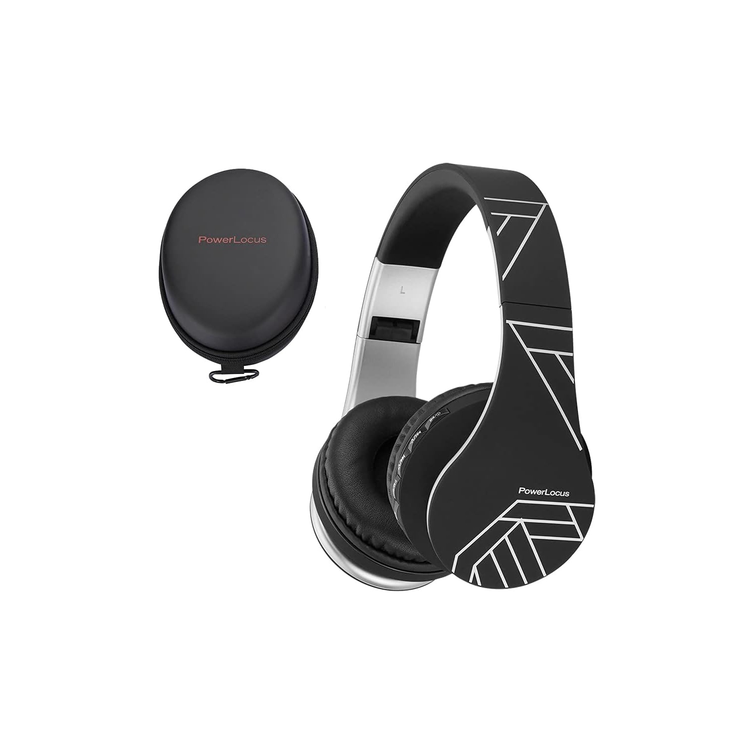 Bluetooth Over-Ear Stereo Foldable Headphones, Wired s Rechargeable with Built-in rophone
