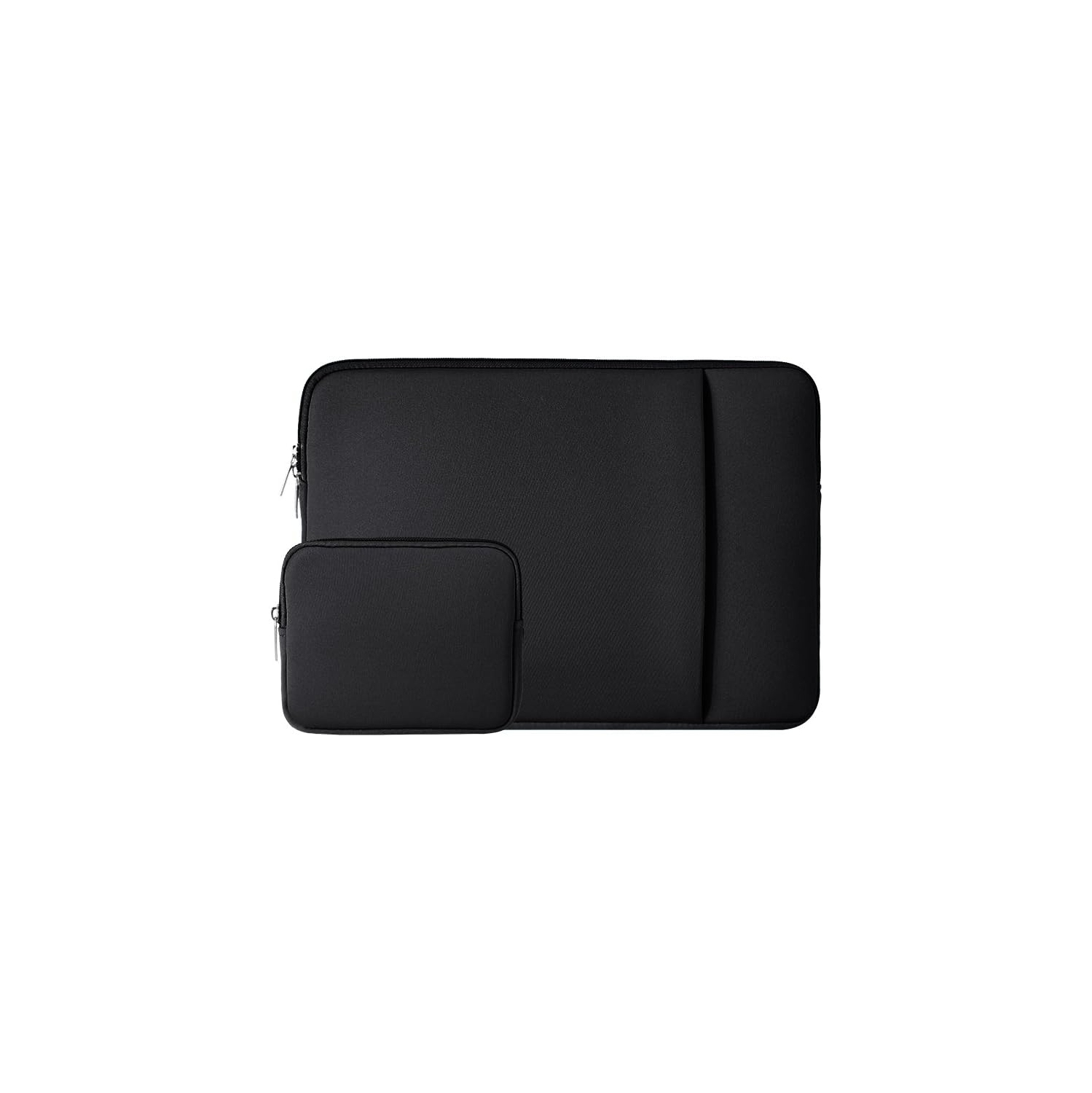 RAINYEAR Housse pour portable de 15&nbsp;po Étui protecteur Sac d'ordinateur Fermeture à glissière Couverture souple avec pochette et accessoires