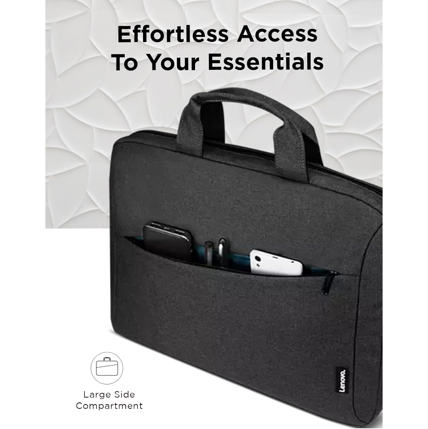 Laptop Carrying Case T210, fits for 15.6-Inch Laptop/ Tablet, Sleek Design and Water-Repellent Fabric,