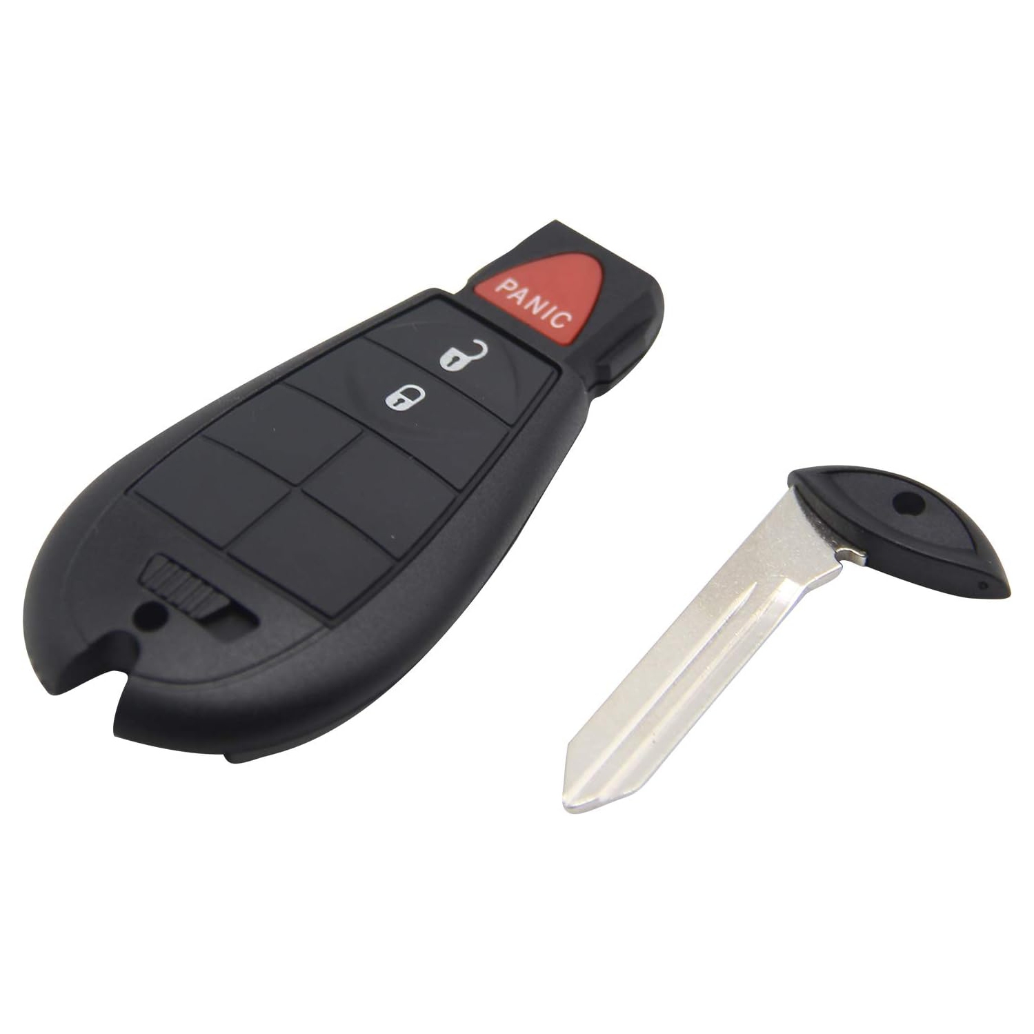 Télécommande électronique porte-clés à 3 boutons T4-53T Remplacement de la télécommande de télédéverrouillage pour camion Dodge Ram 2013-2018 1500