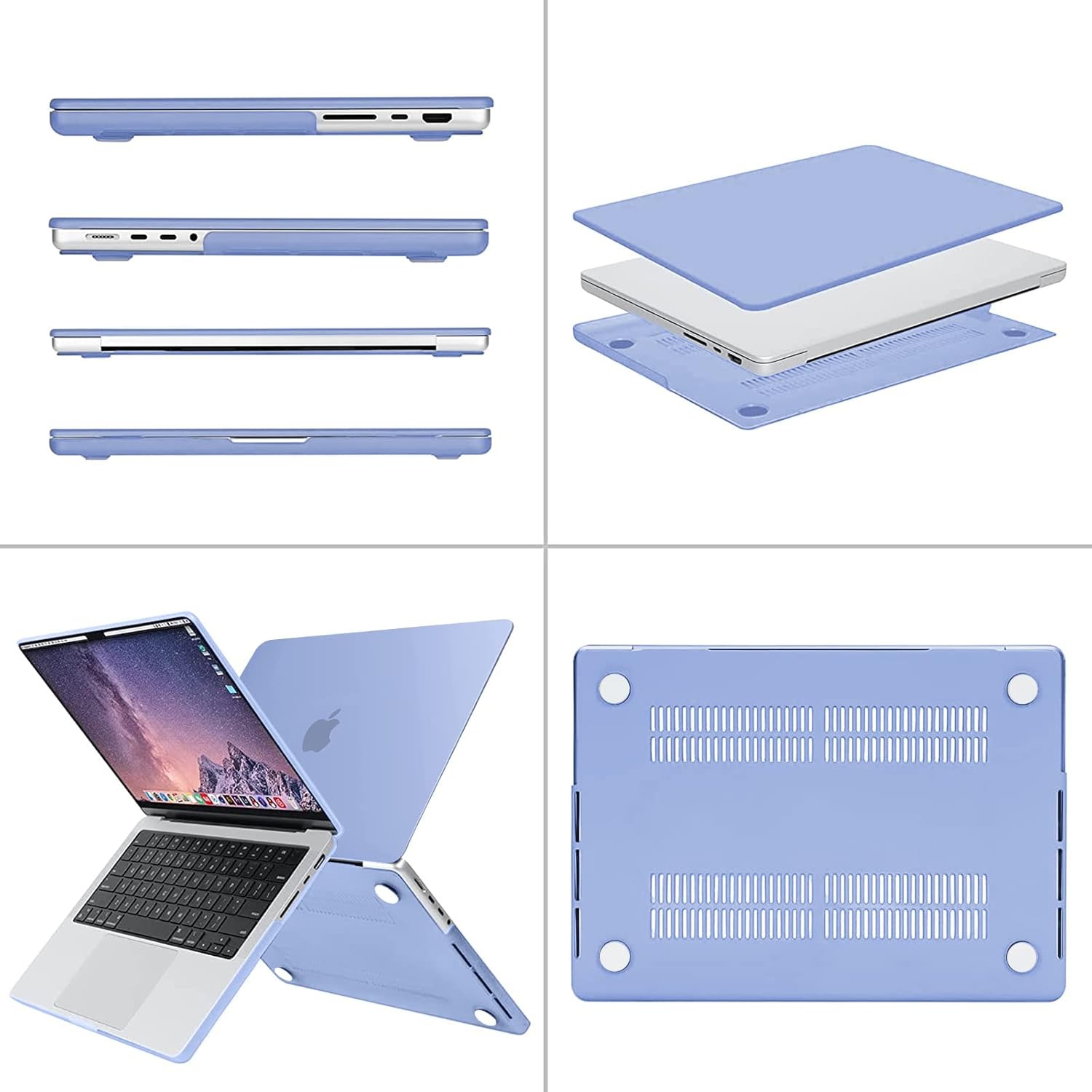Compatible with MacBook Pro 14 inch Case 2024 2023 2022 2021 Release M3 A2918 A2992 M2 A2779 M1 A2442 Pro Max,