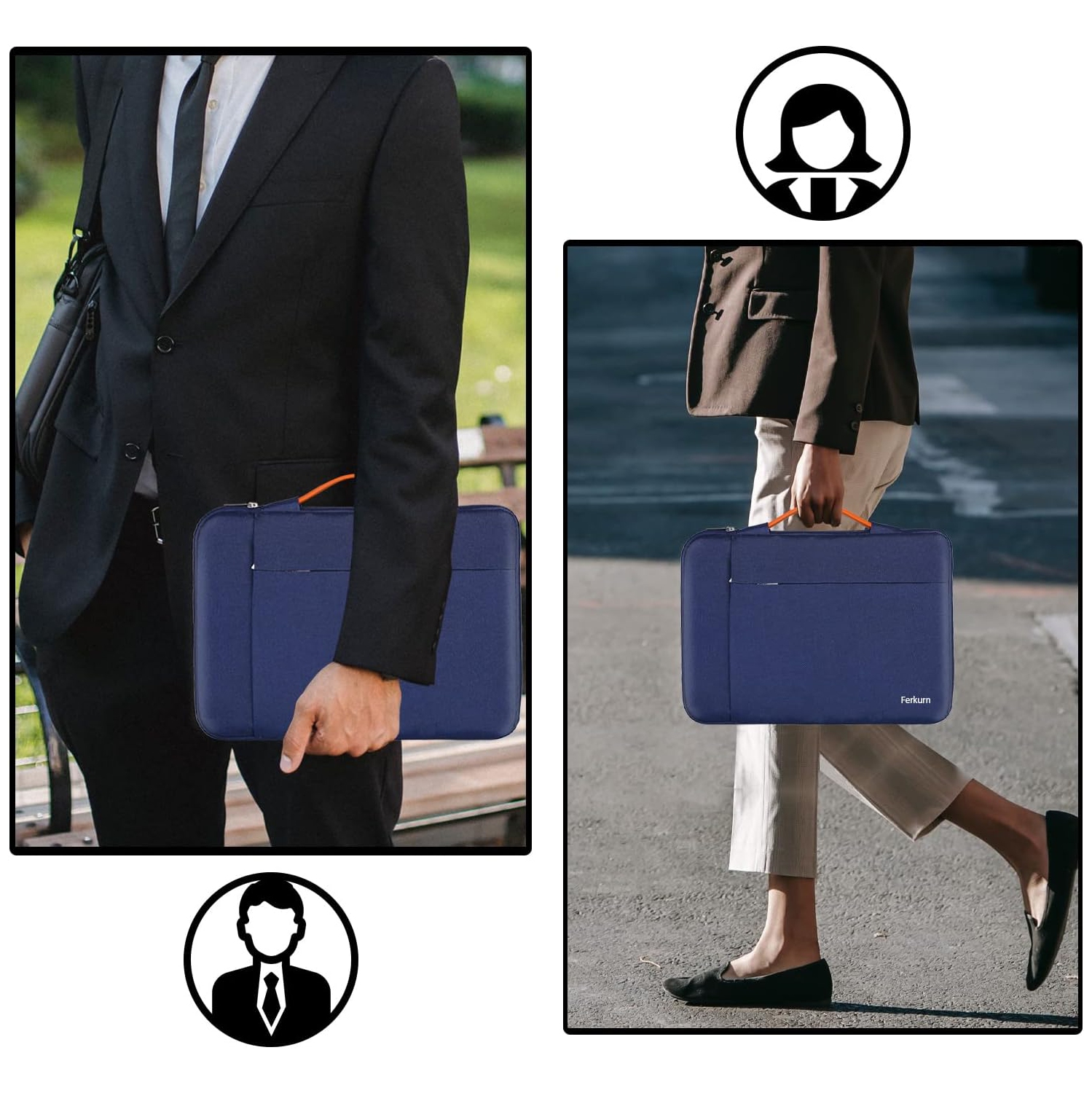 Housse pour portable Étui pour Chromebook Compatible avec MacBook Air/Pro, iPad, Surface Pro, Acer, HP Dell