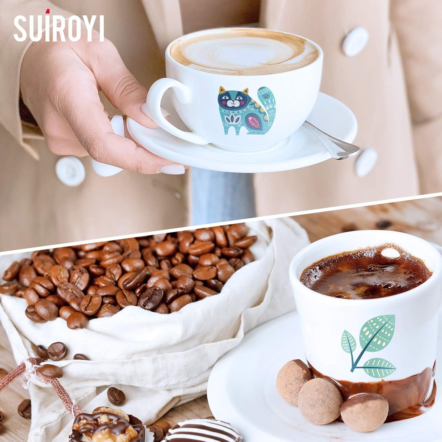 Papier autocollant lustré pour imprimante jet d'encre, papier autocollant vinyle imprimable étanche pour imprimante laser et jet d'encre, 8,5 x