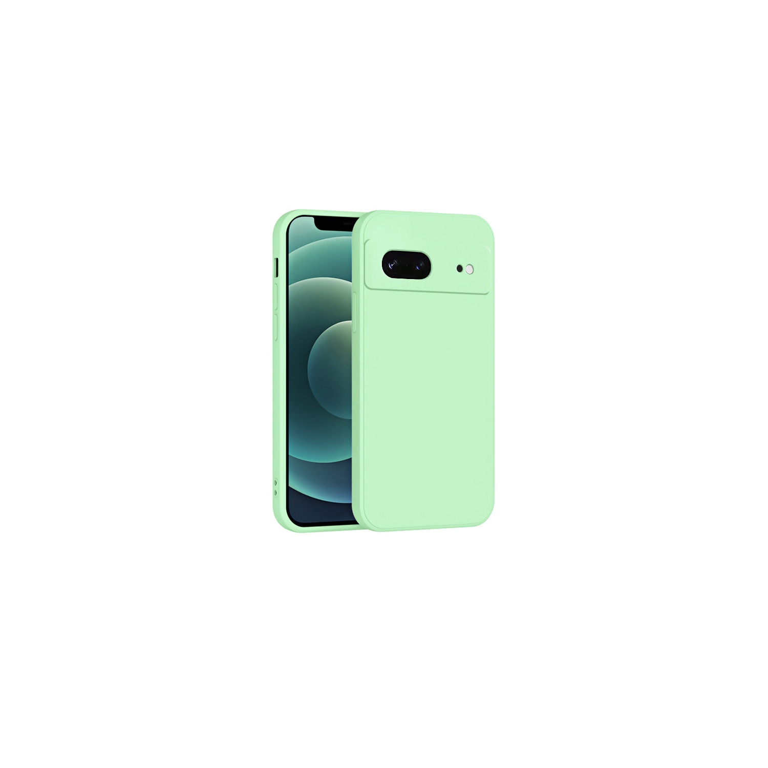 PANDACO Soft Shell Matte Mint Case for Google Pixel 7