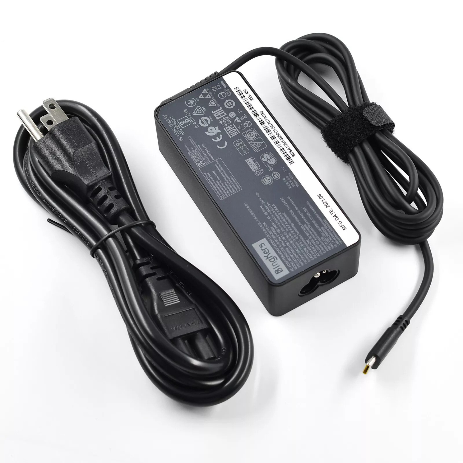 Refurbished Genuine Original OEM LENOVO 65W USB-C AC Adapter Charger - ADLX65YLC2D