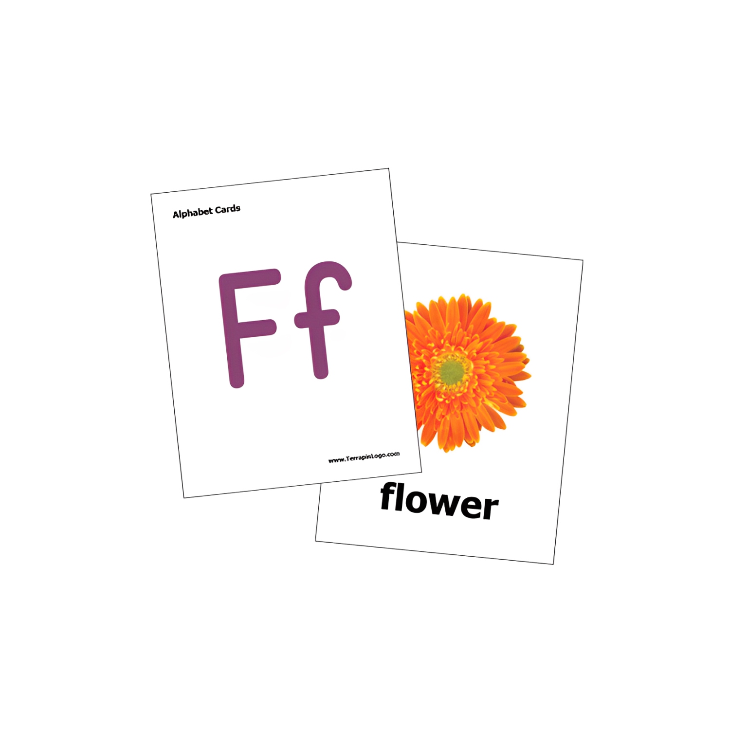 Ensemble de cartes de l'alphabet Terrapin pour les accessoires de classe Bee-Bot et Blue-Bot Coding Robots