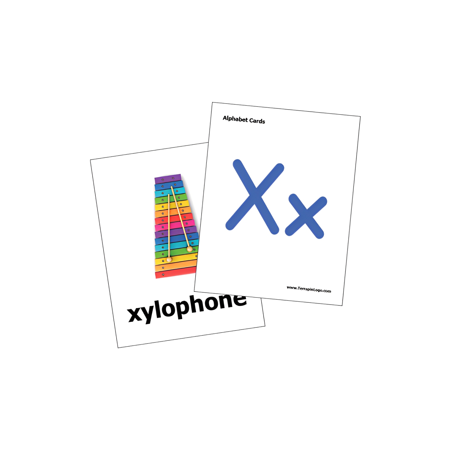 Ensemble de cartes de l'alphabet Terrapin pour les accessoires de classe Bee-Bot et Blue-Bot Coding Robots