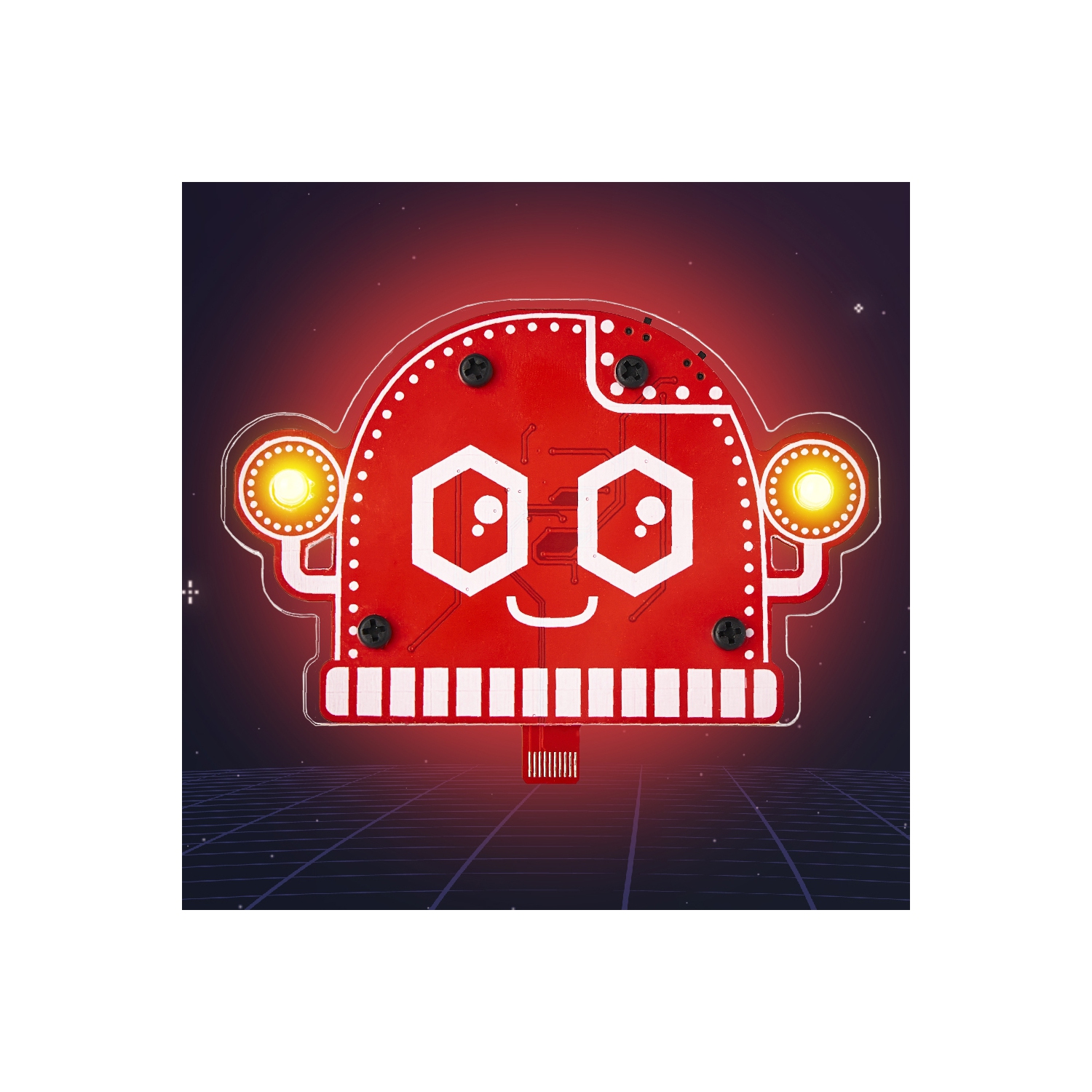 CircuitMess Wacky Robots Capacitron - Mini ensemble de robots à installer soi-même - Apprenez les oscillateurs, les transistors et les