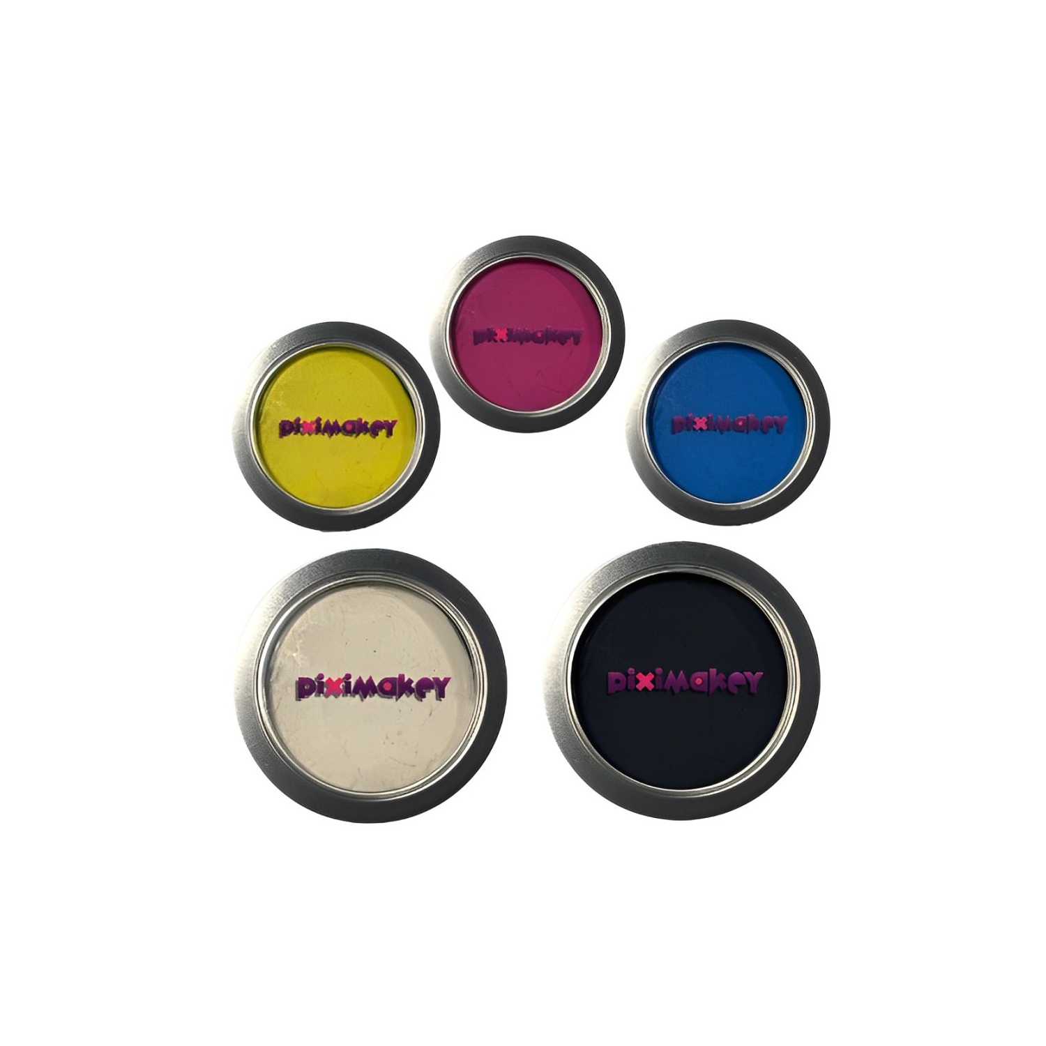 PixiMakey 150g Color Clay Sets | Oil-Based Stop-Motion Clay in 5 Tins with 5 Vibrant Colors | Enhance Creativity Educational Classroom Toolkit for