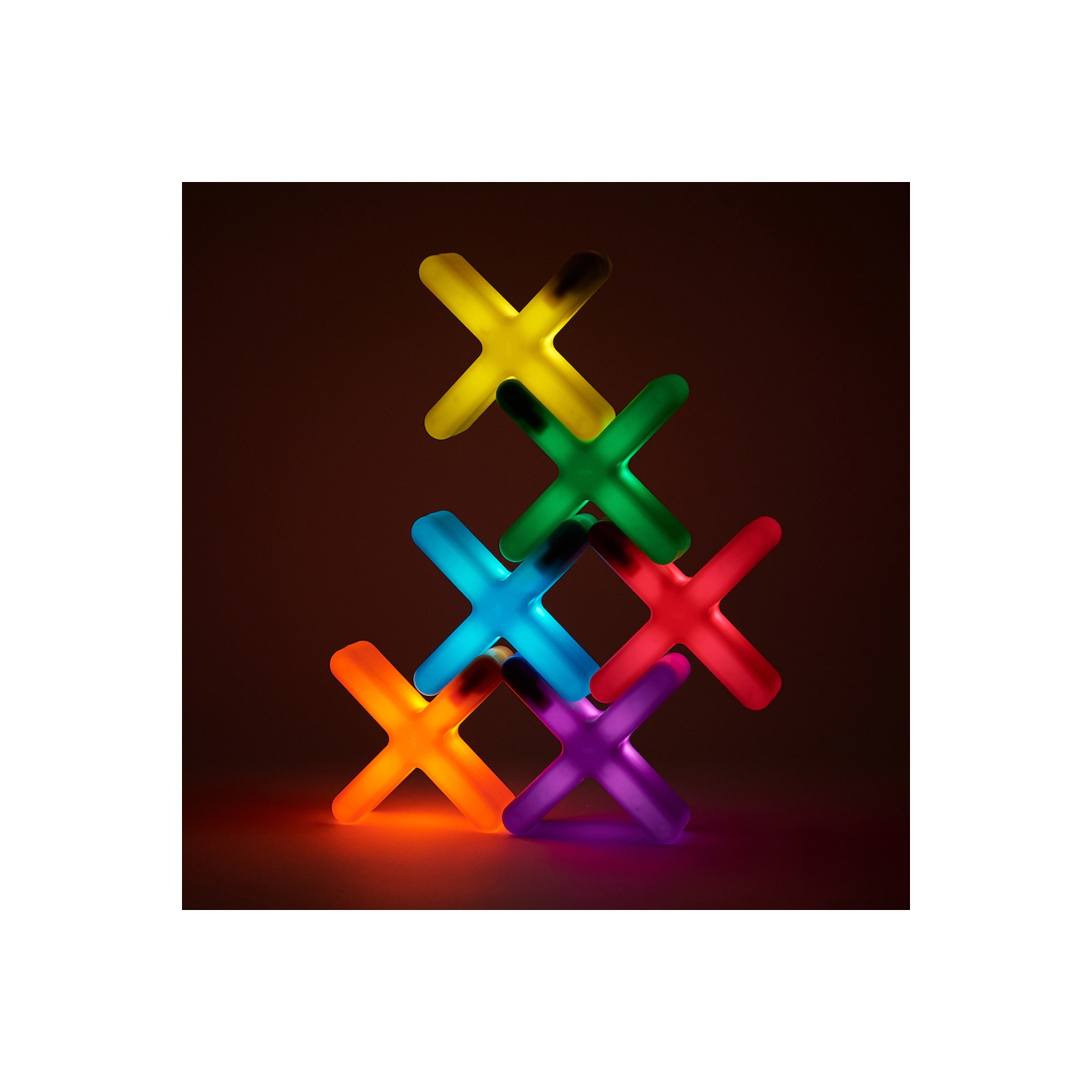 TTS Glow Crosses Small 12pcs Rechargeable Versatile, Parfait pour l'enseignement en classe, penché pour le bureau en classe luisant dans la