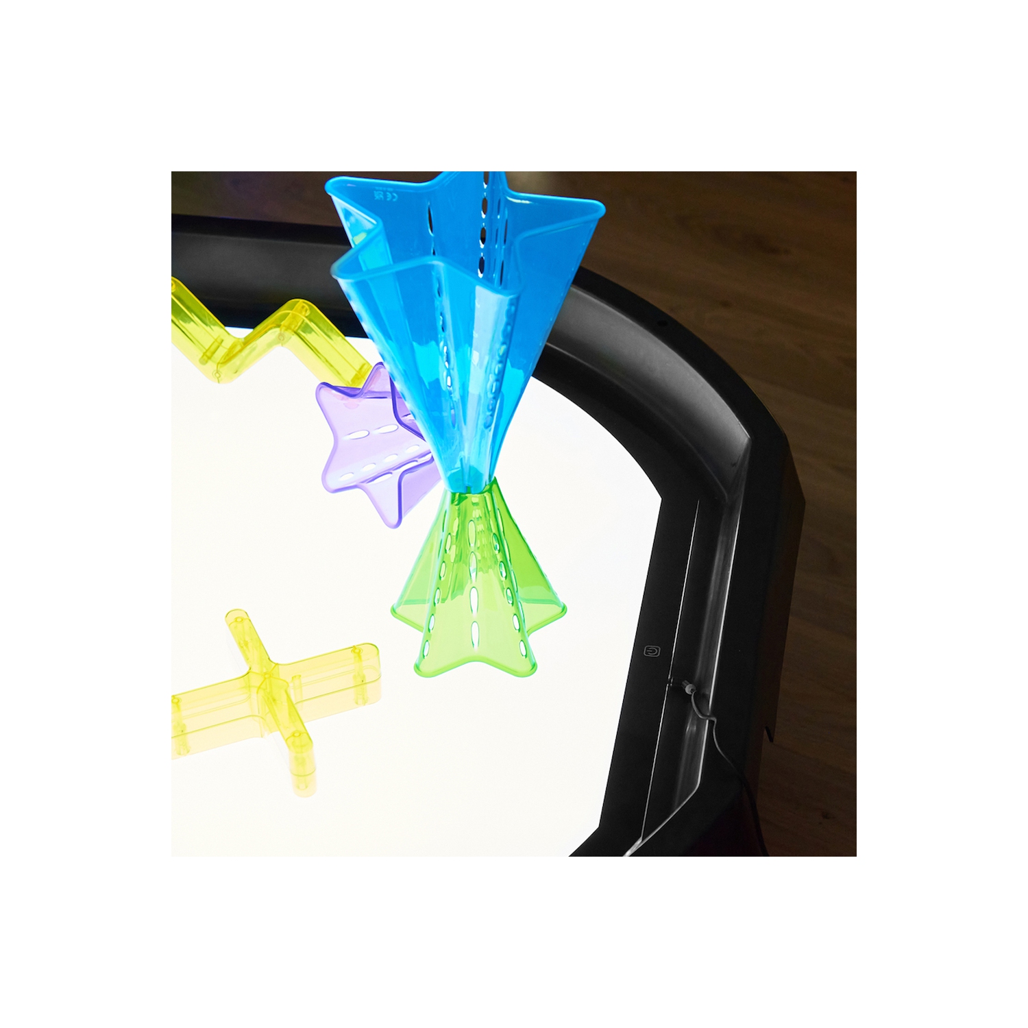 TTS Active World – Plateau lumineux - jouet éducatif rechargeable Visual Resources, idéal pour l'apprentissage et les activités récréatives en classe