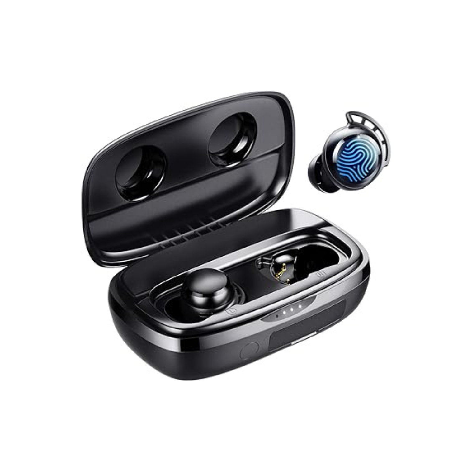 2022 Wireless Earbuds, Tribit 150H Playtime Bluetooth 5.2 IPX8 Waterproof Wireless Earbuds Deep Bass Call Noise Reduction Bluetooth Earbuds Touch