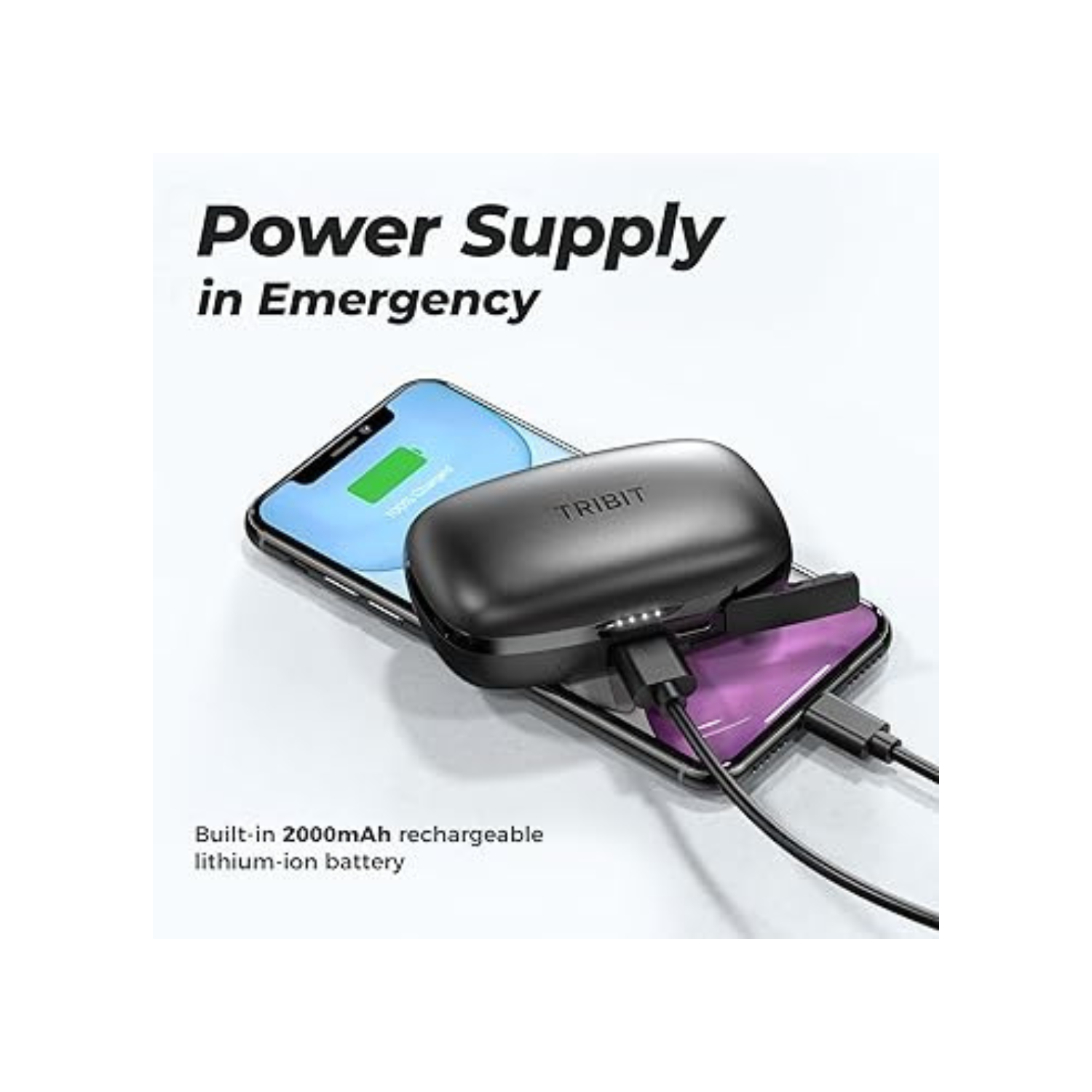 2022 Wireless Earbuds, Tribit 150H Playtime Bluetooth 5.2 IPX8 Waterproof Wireless Earbuds Deep Bass Call Noise Reduction Bluetooth Earbuds Touch