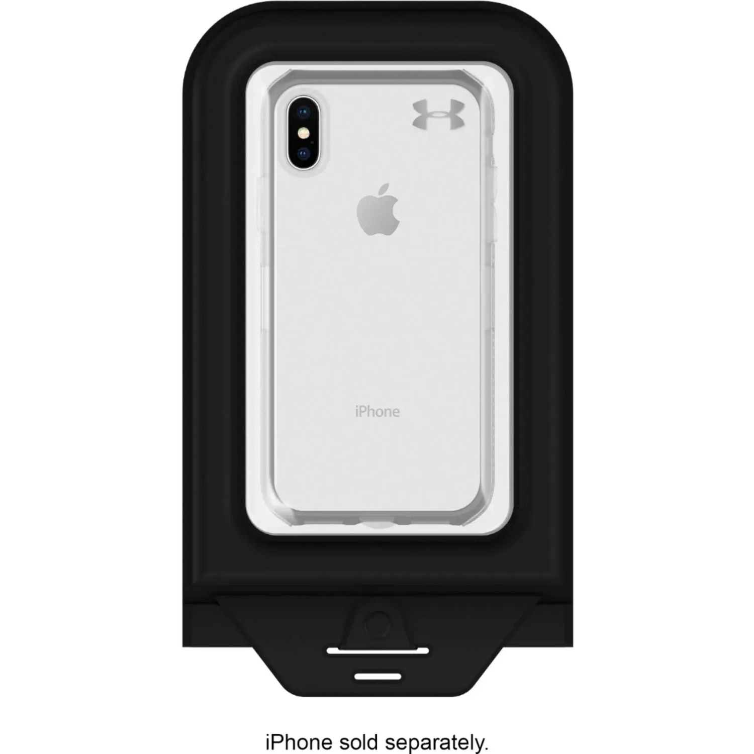 Under Armour - Protect Dry Bag for Most Cell Phones - Black/Clear