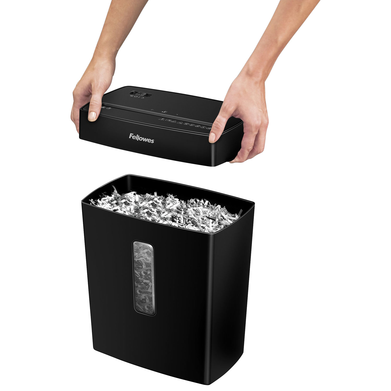 Déchiqueteuse Powershred à coupe croisée de 8 feuilles de Fellowes