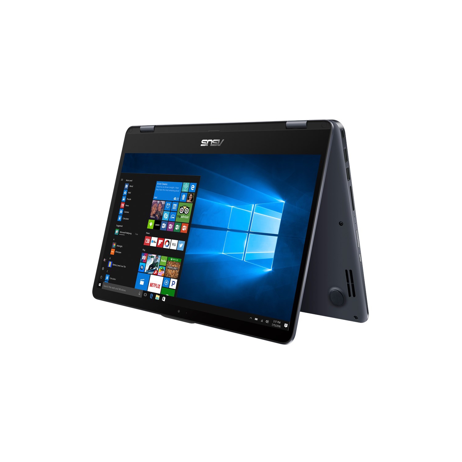 ASUS VivoBook Flip TP410u, 14" 2-in-1 FHD 1080p Touchscreen Laptop, Core i5 8th Gen, 8Gb RAM, 256Gb SSD, Windows 10/11 (Refurbished Good)