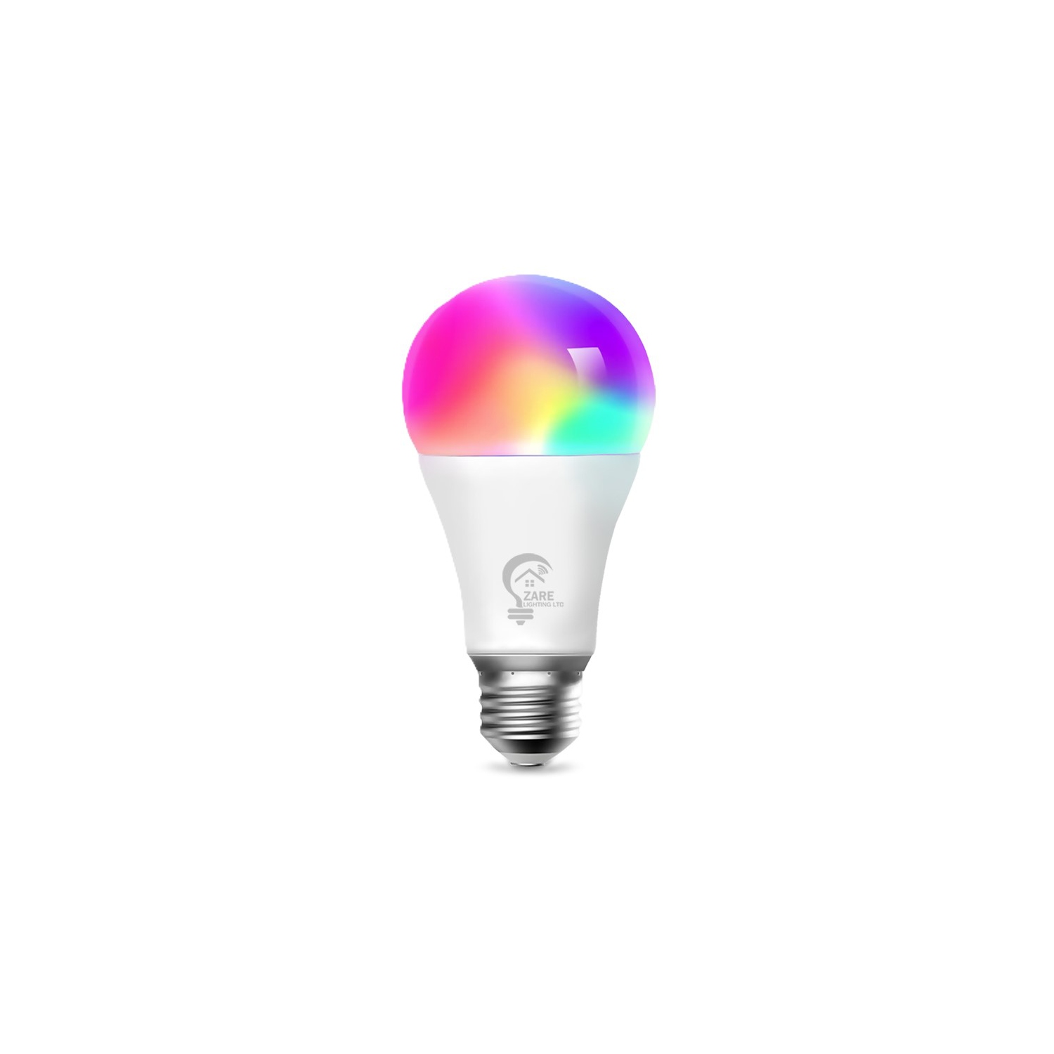 Zare Smart Light Bulbs, Compatible with Alexa and Google Assistant, Dimmable Color Changing RGB Smart Bulbs, 9W 806 Lumens, 2.4Ghz Bluetooth Wi-Fi, 16 Million Colour-1 Pack
