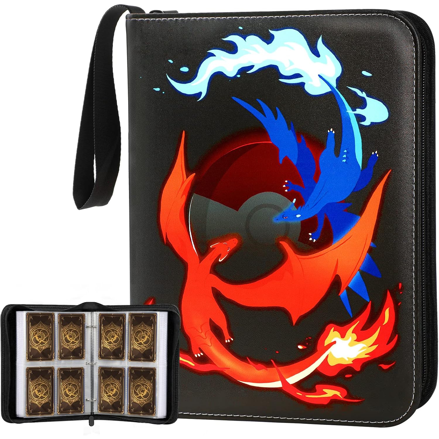 Cartable de cartes à collectionner Capacité de 400 cartes pour cartes Pokémon