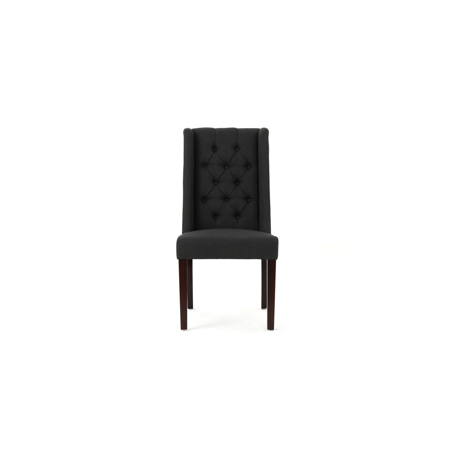 Dining Chairs, Set of 2, Charcoal