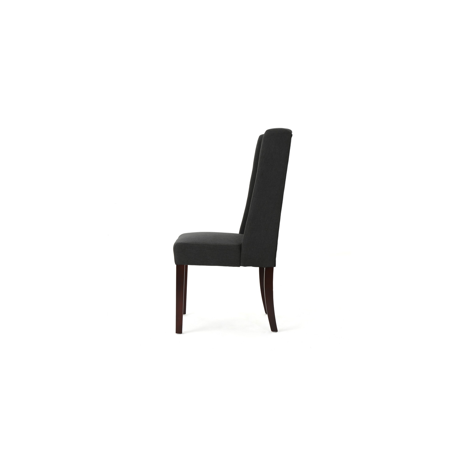 Dining Chairs, Set of 2, Charcoal