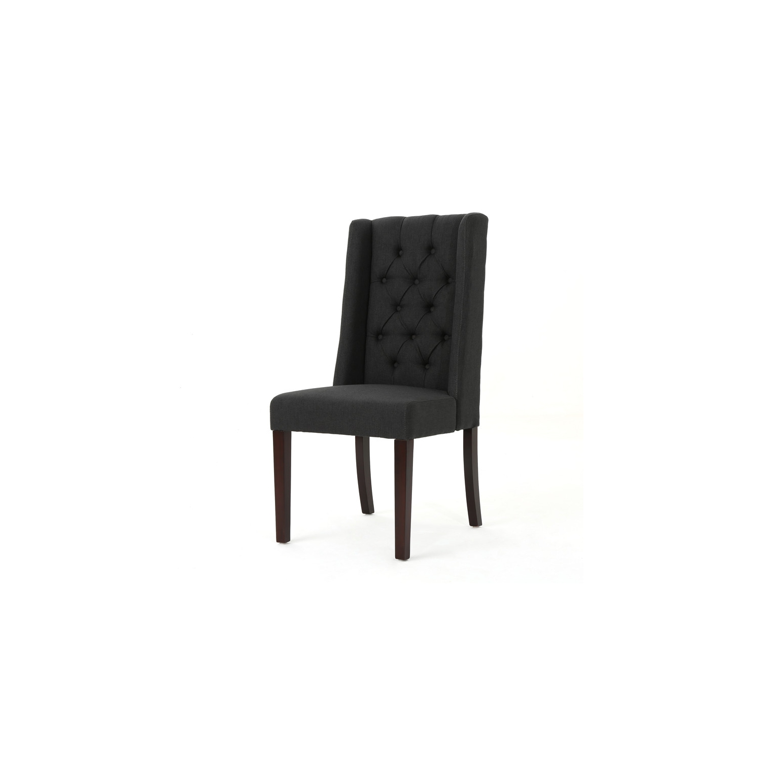 Dining Chairs, Set of 2, Charcoal