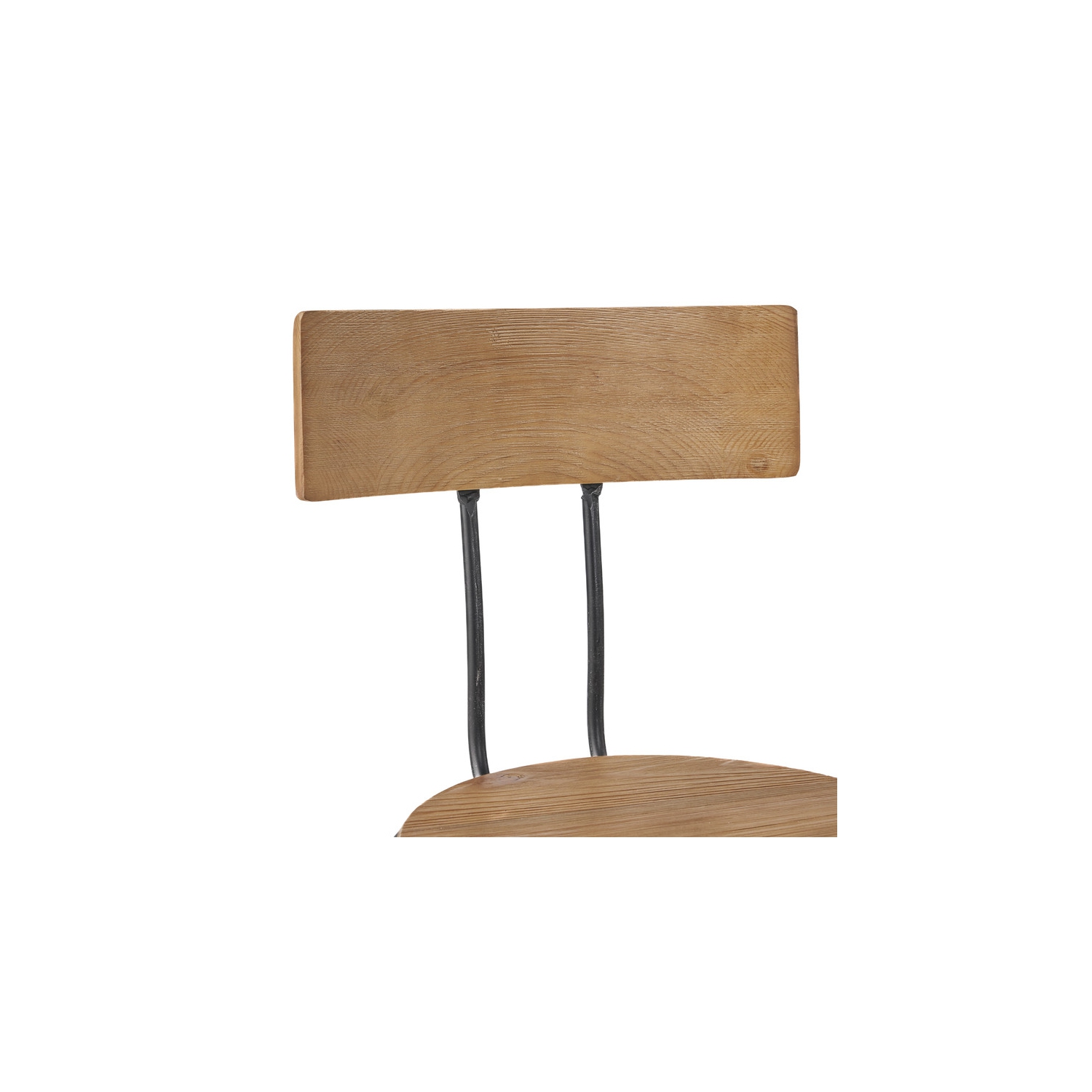 Tabouret de bar avec dossier de tabouret en bois de sapin, tabourets de bar en bois naturel pour salle à manger Cuisine Comptoir et maison,