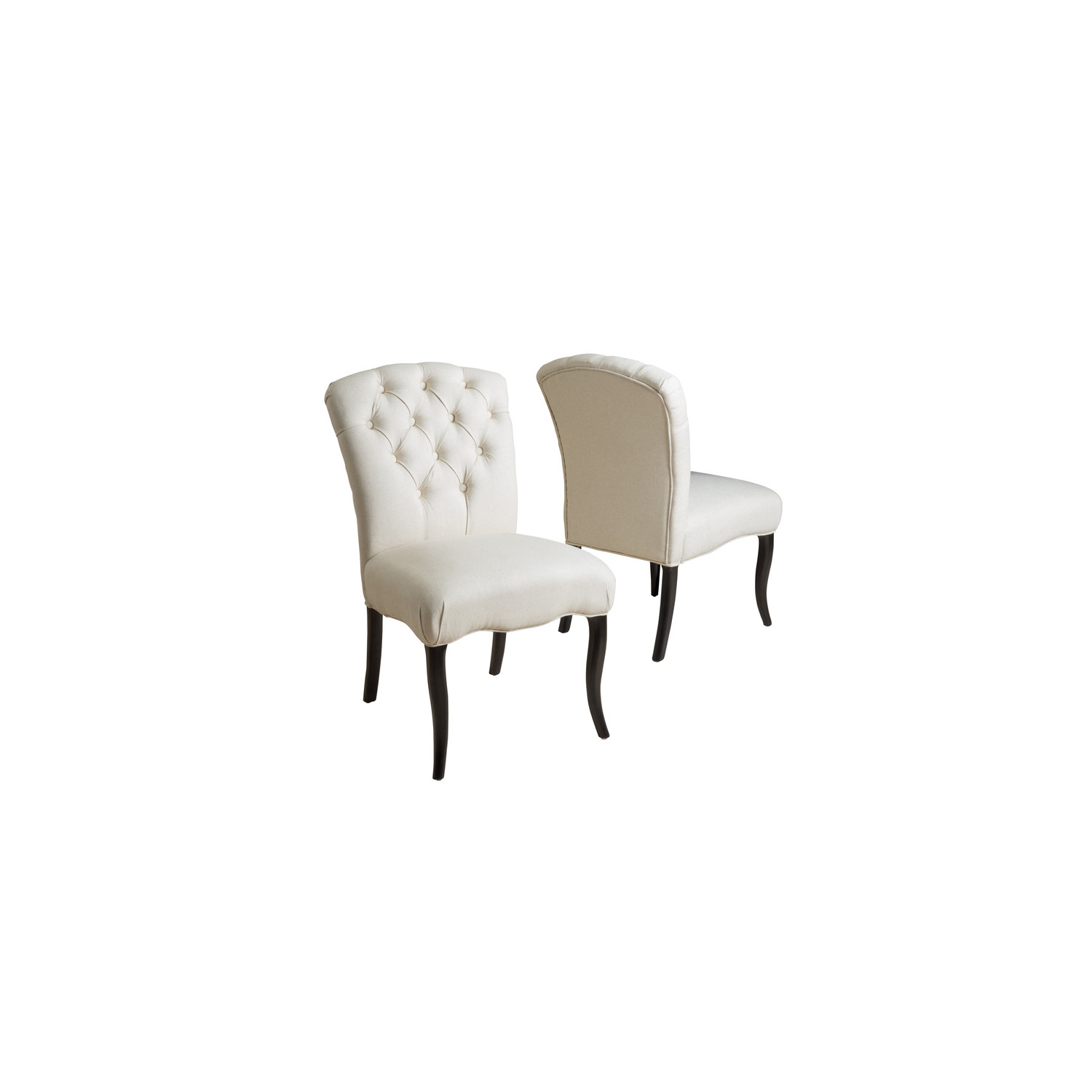Dining Chairs, 2-Pcs Set, Linen