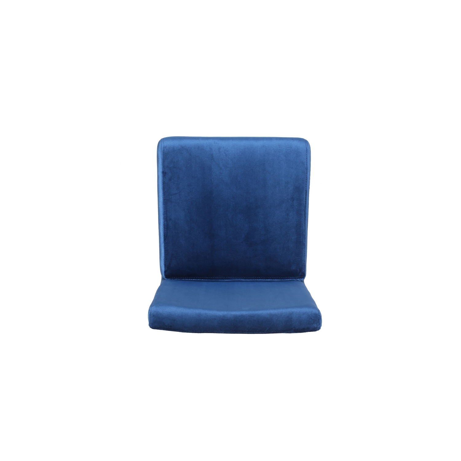 Tabouret de bar moderne en velours, bleu marine et laiton