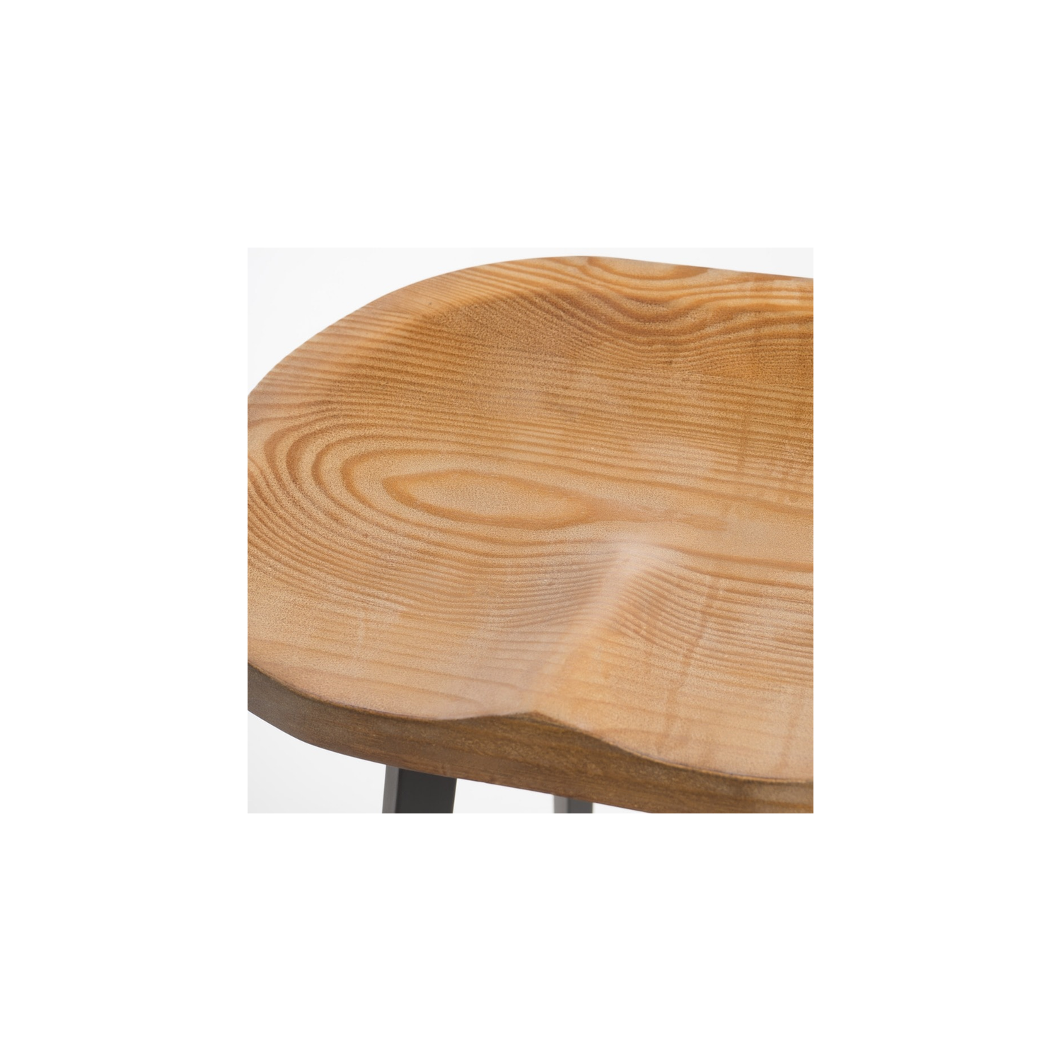 SWIVEL BARSTOOL - Set of 2, Pinewood seat