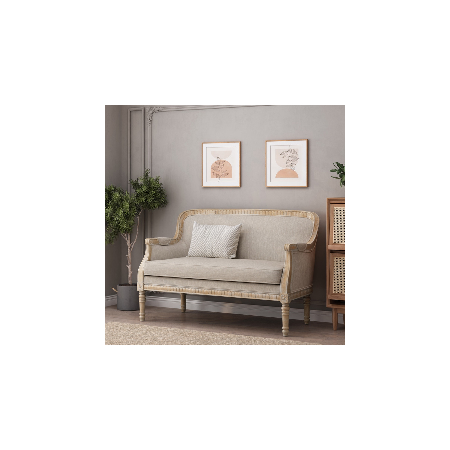 LOVESEAT,Sofas 49.75x26.50x33.50inch,49.6lbs