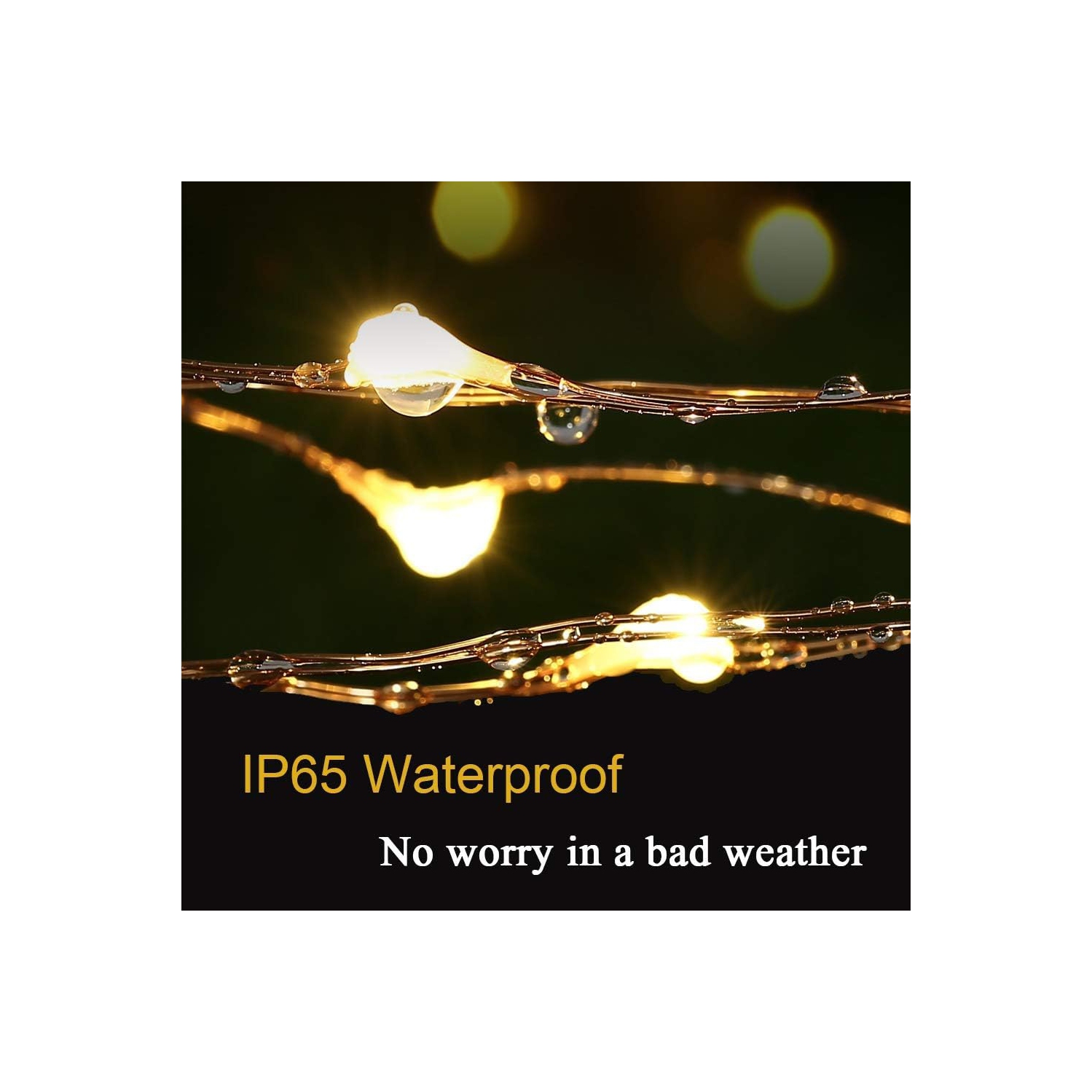 Solar String Lights, 2 Pack 55Ft 150 LED Solar Christmas Fairy Lights, 8 Modes Waterproof Outdoor Fairy Lights