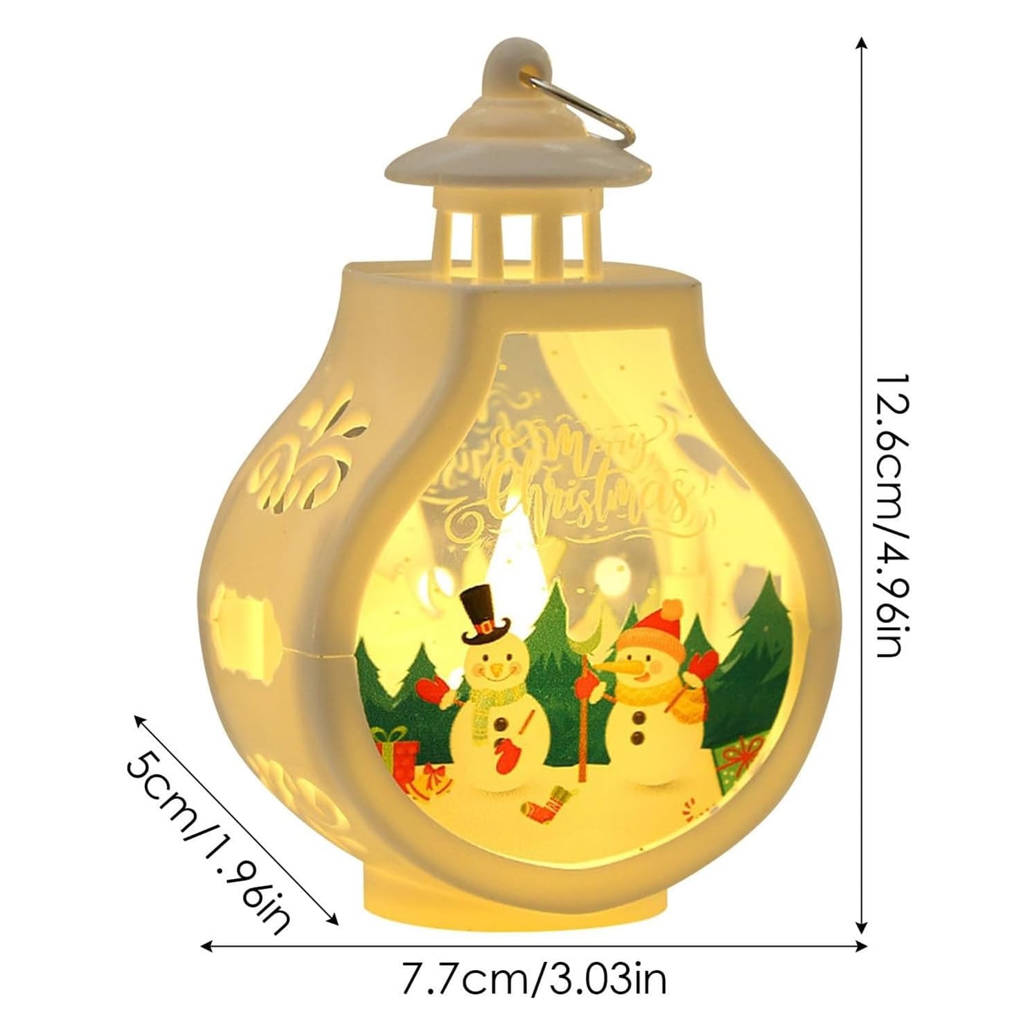 2-pcs Hairdresser Snowflake Ornament For Decorations Light Up Certain Objects Desk Lights Outdoor Yard Statues And Sculptures