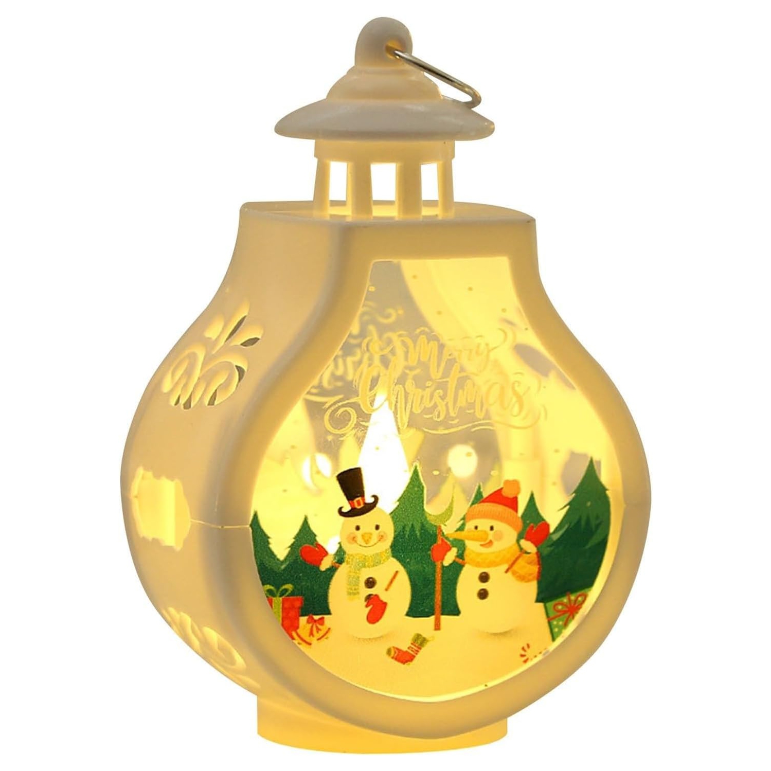 2-pcs Hairdresser Snowflake Ornament For Decorations Light Up Certain Objects Desk Lights Outdoor Yard Statues And Sculptures