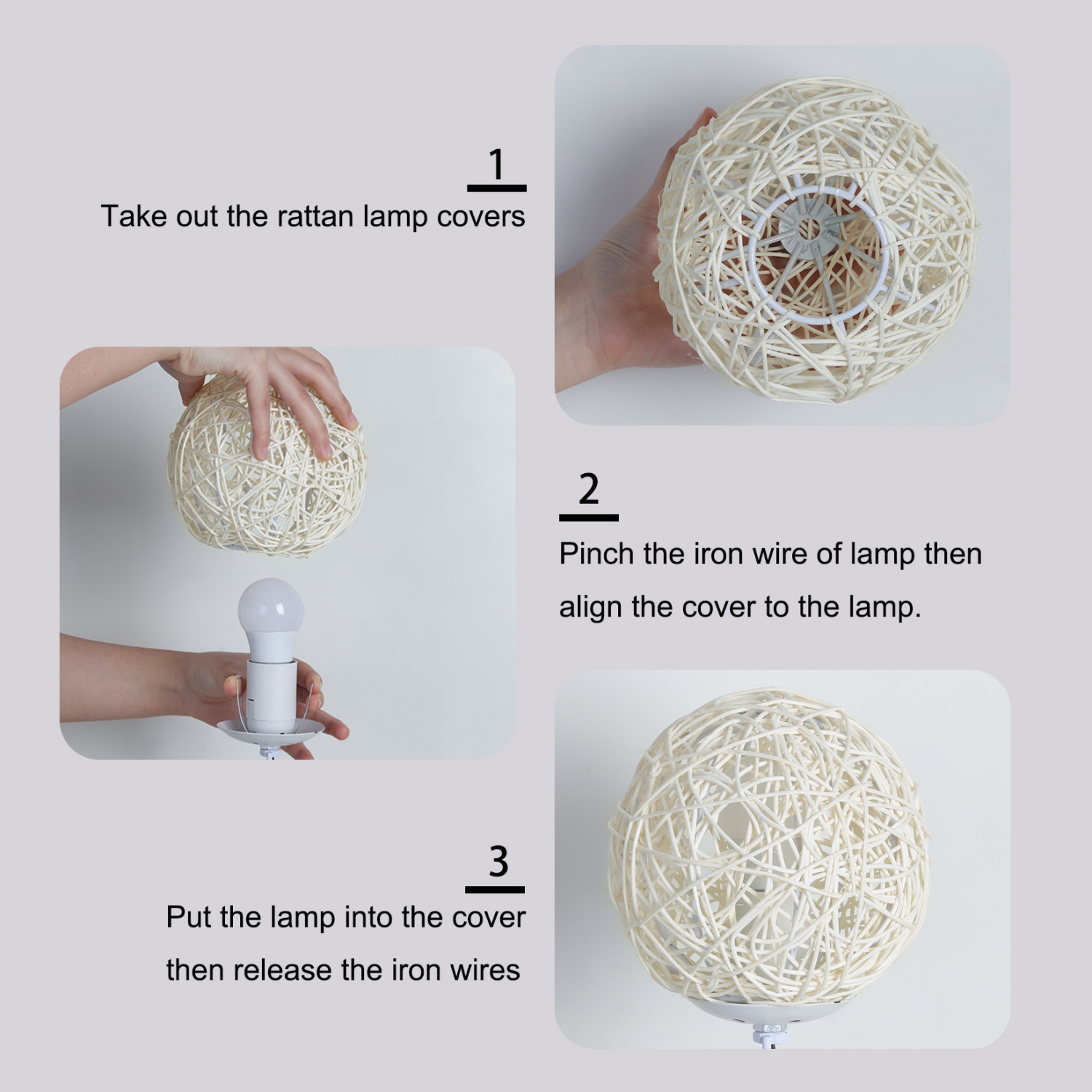 Modern LED Standing Floor Lamp Night Light Decorative Rattan Hand-Woven Lantern Reading Light for Bedroom Living Room