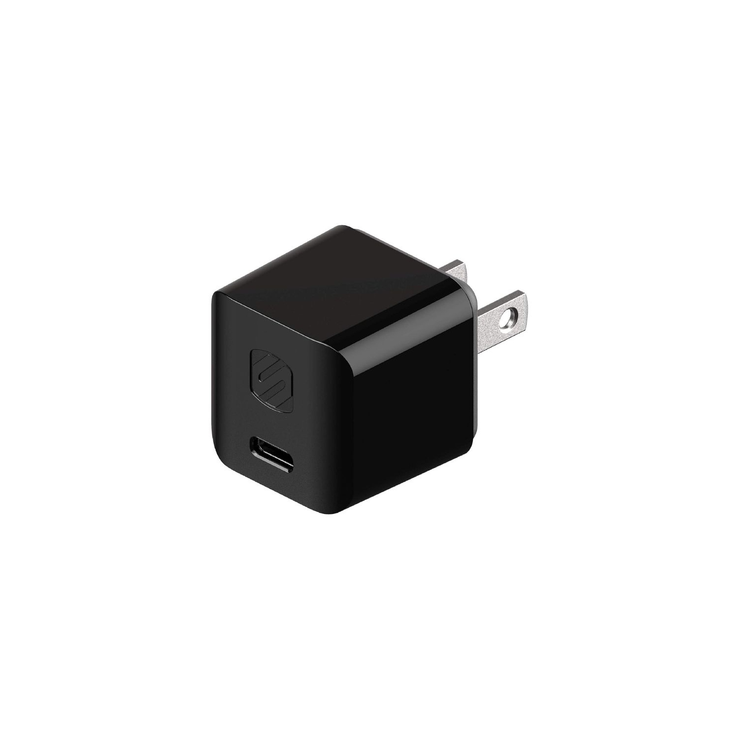 Scosche Powervolt Power Delivery 20W USB-C Mini Fast Charger for Home | Color: Black