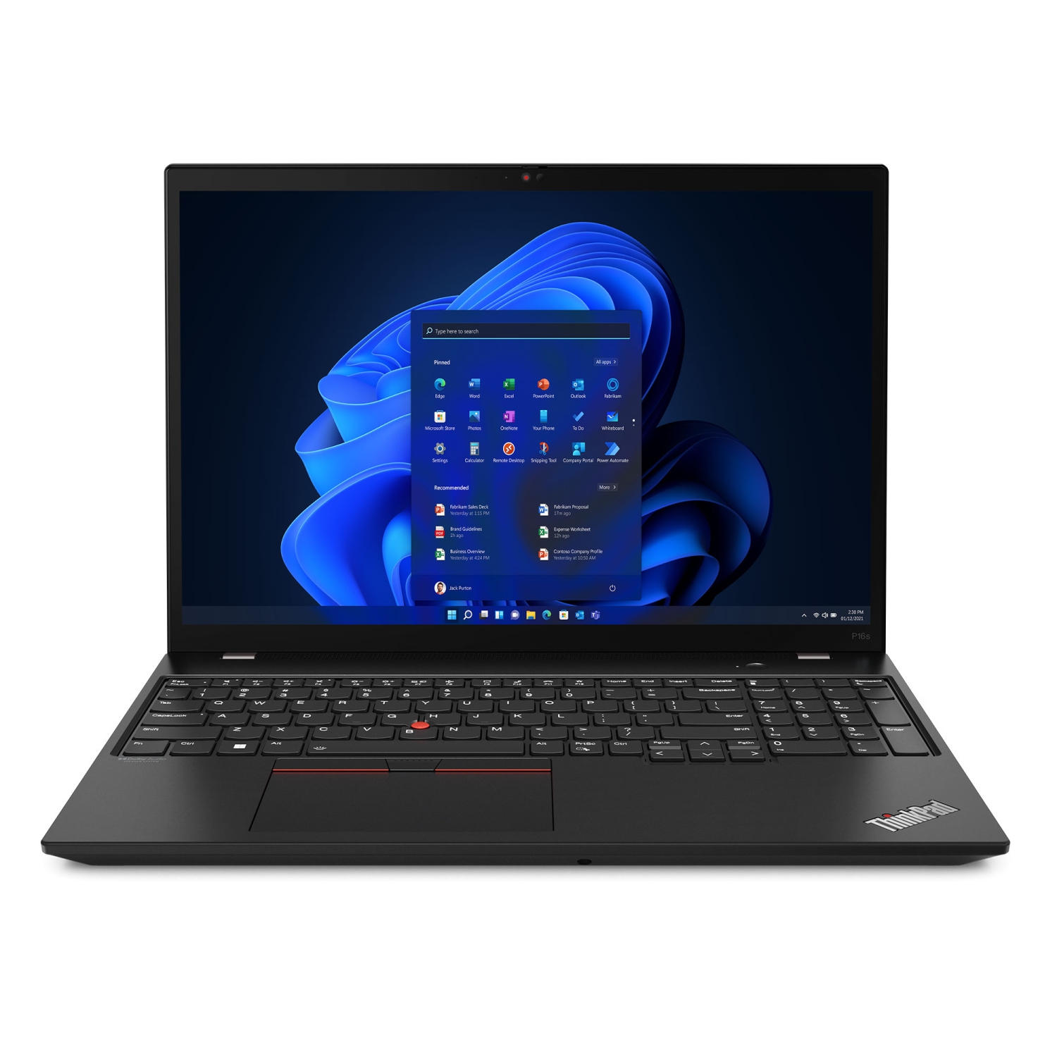 Lenovo ThinkPad P16s Gen 2 AMD Laptop, 16" IPS 60Hz, Ryzen 7 PRO 7840U, 16GB, 512GB SSD