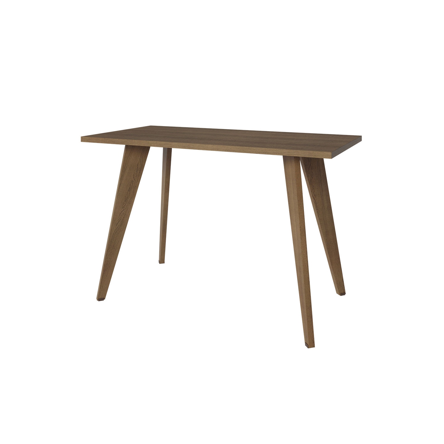Table à dîner compacte Madesa avec table à déjeuner à surface en bois pour la cuisine, la salle à manger ou le coin déjeuner Idéal pour servir des