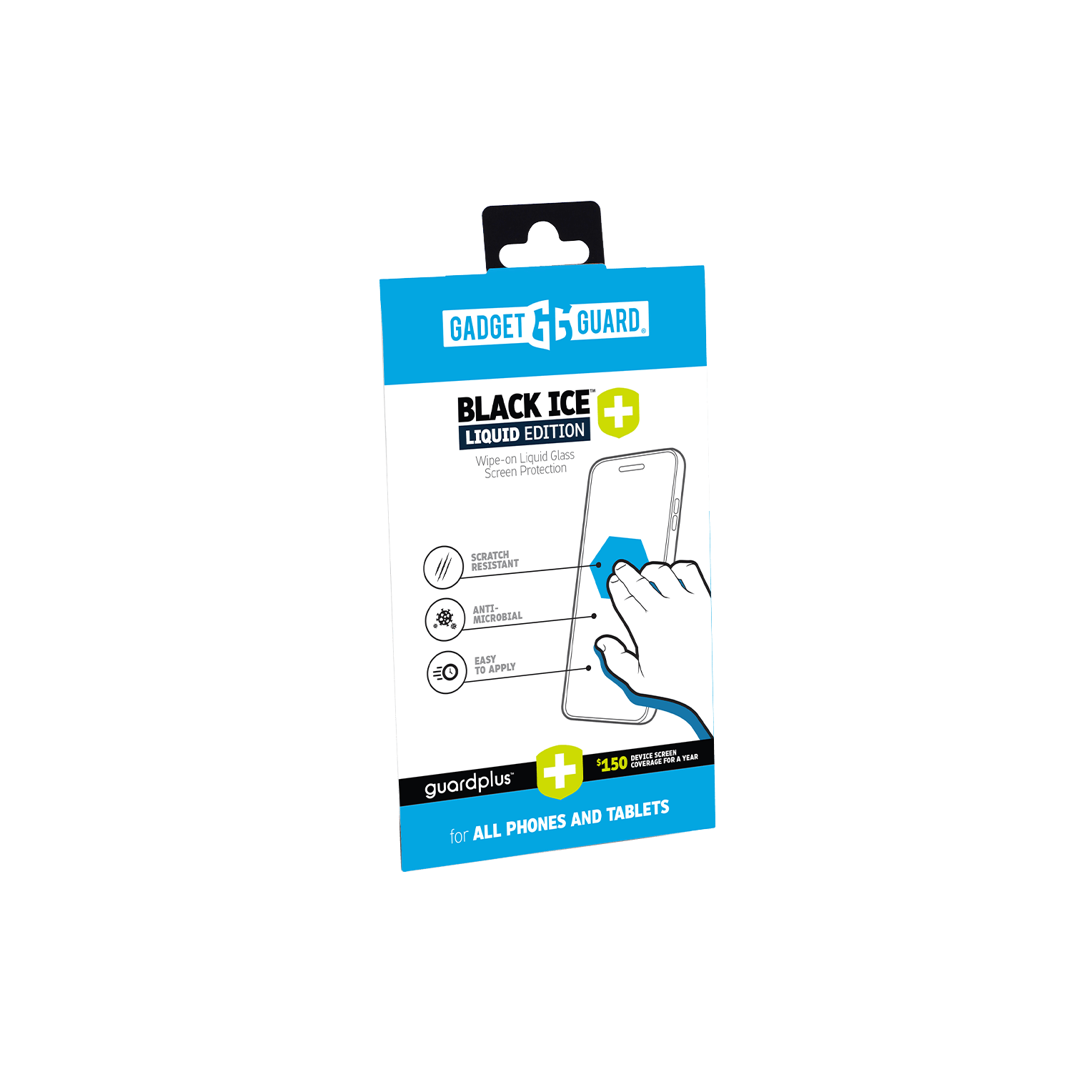 Protecteur d'écran en verre noir Ice Guard de Ggadget pour K40 de LG