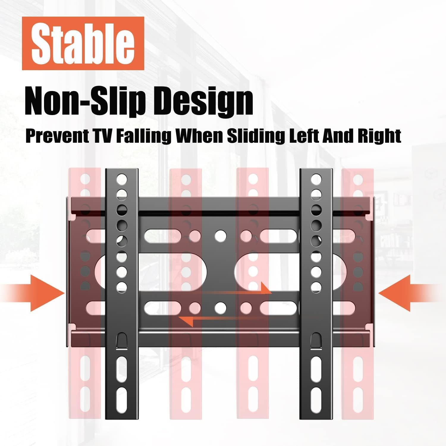 Support mural fixe pour moniteur à écran plat incurvé de 14 à 42 po; Moniteur 40 po de 19 24 28 32 po; Petits téléviseurs; Montage