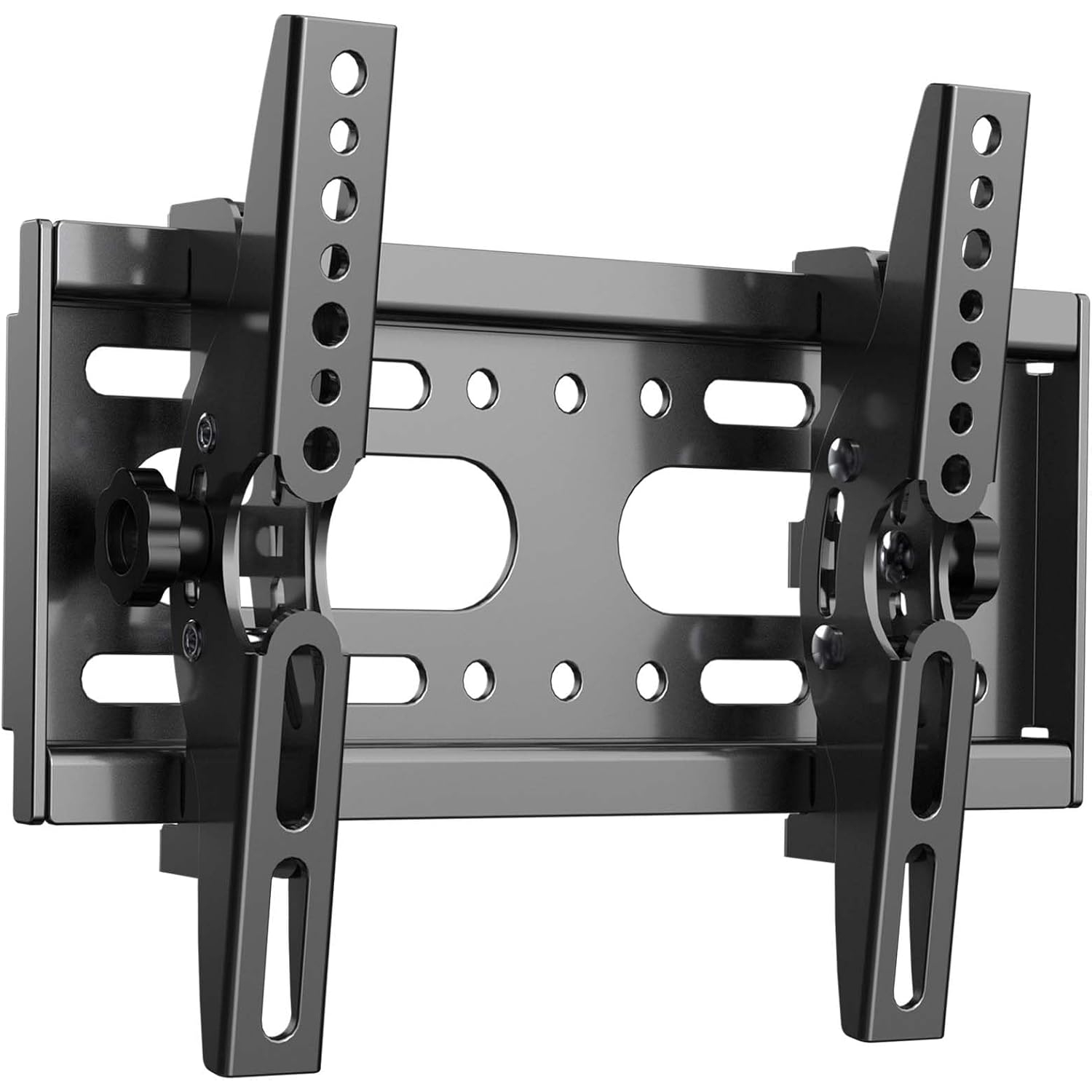 Tilt TV Wall Mount for 14-42 Inch Flat Curved Screen TVs Monior, Fits 24 32 40" Max VESA 200x200mm Holds up to 55lbs, Low Profile Small Wall Mount TV