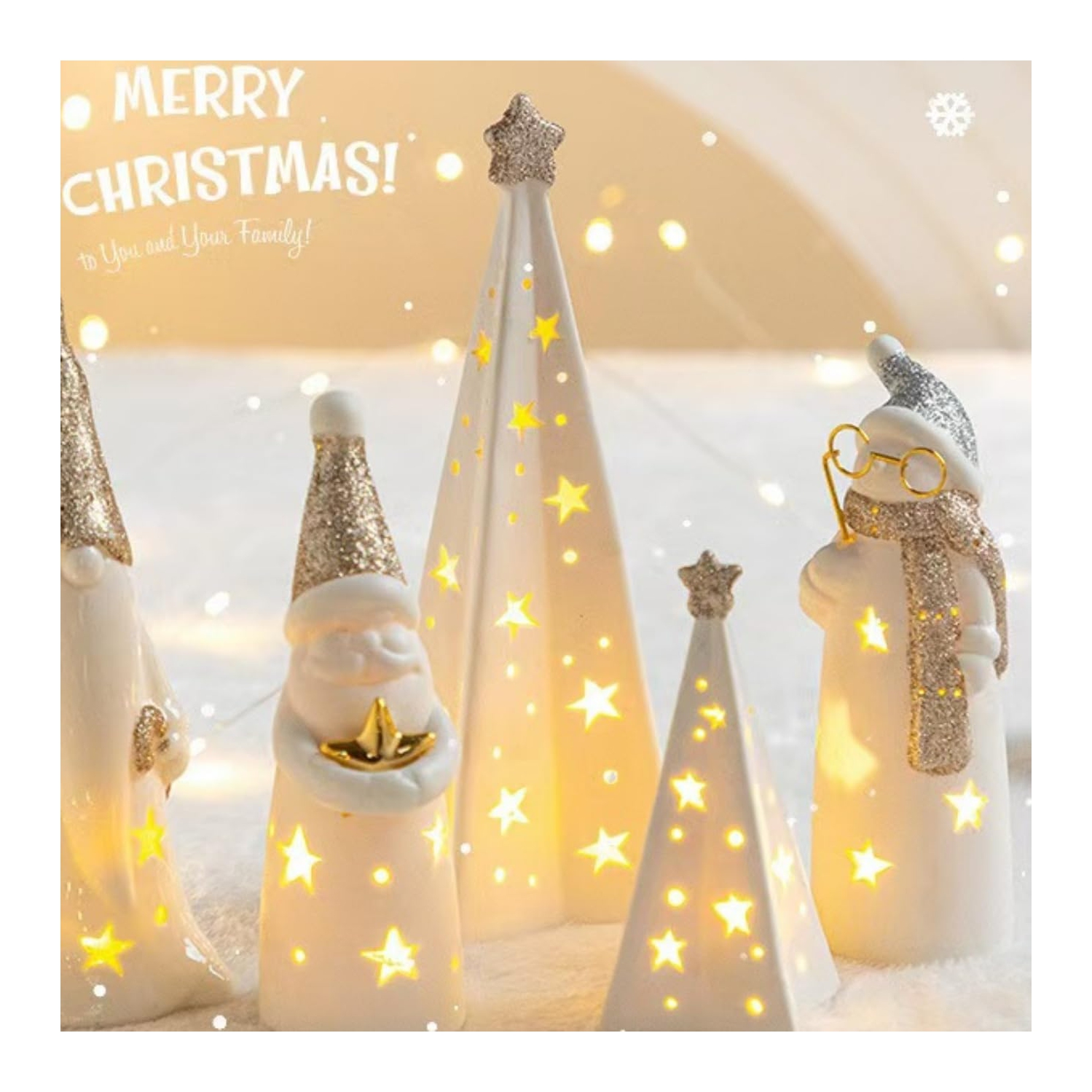 1-pcs Ceramic Houses and Villages Christmas Decorations Lndoor White Christmas Village Houses Ceramic Houses and Villages,White Ceramic Christmas