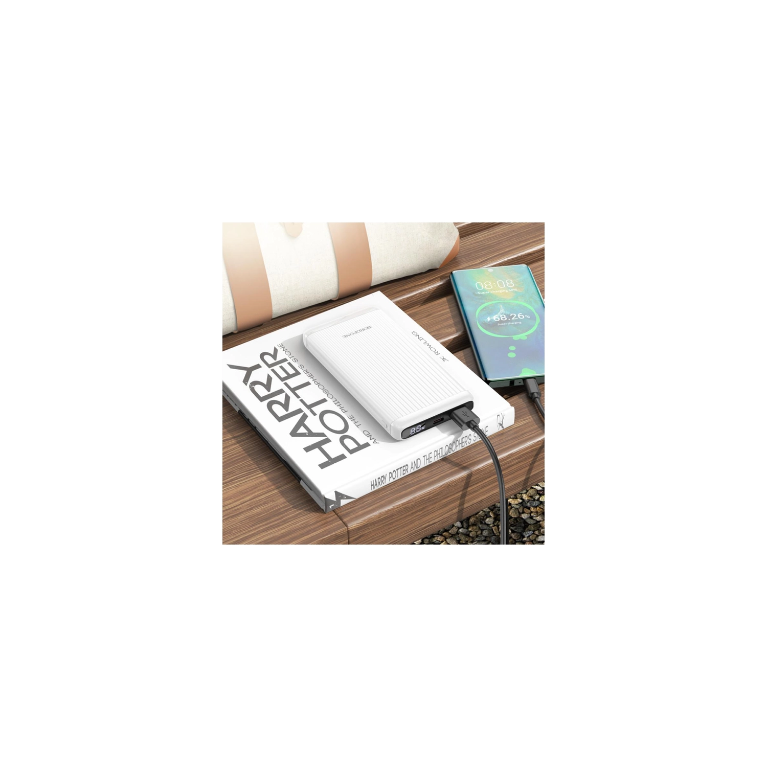 Power Bank Borofone BJ42A Speed ​​20000mAh PD20W+22.5W White