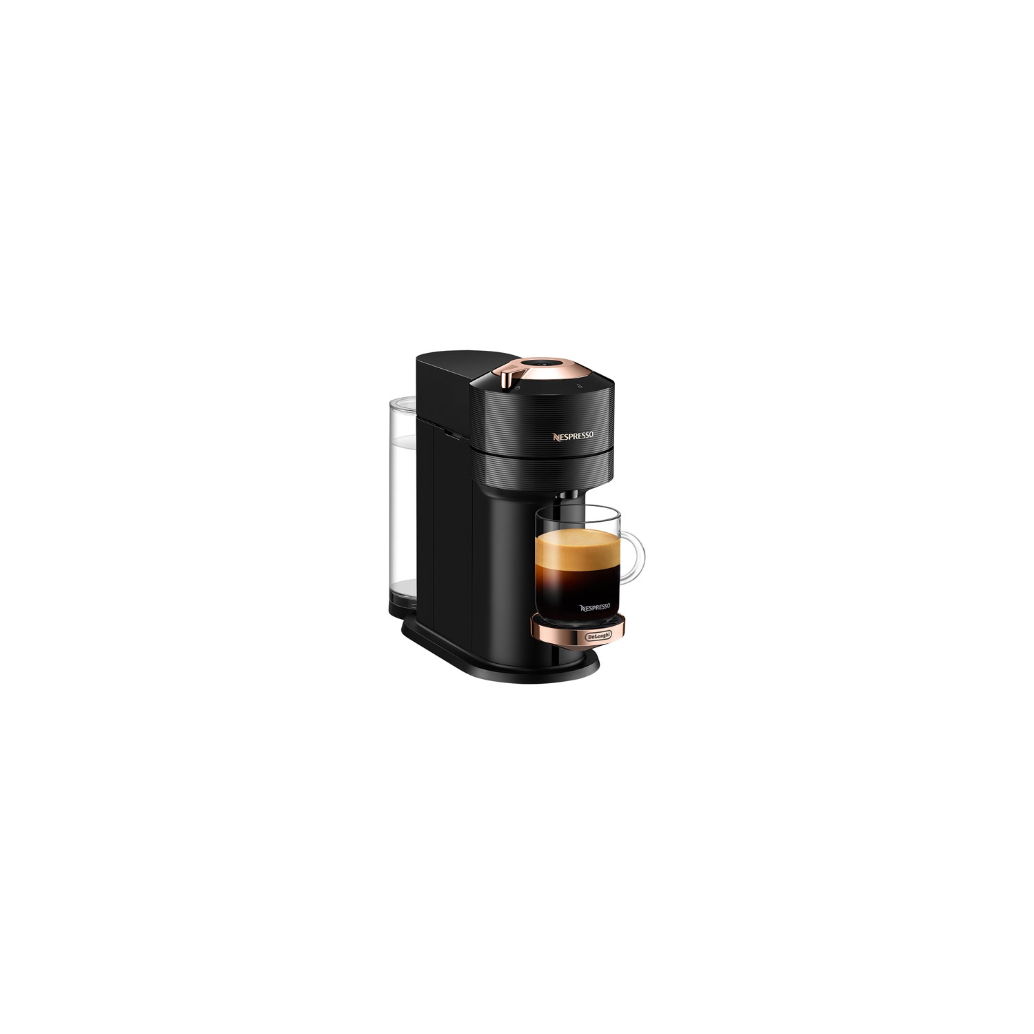 Brand New - Nespresso Vertuo Next Coffee and Espresso Machine by De'Longhi - Black/Rose
