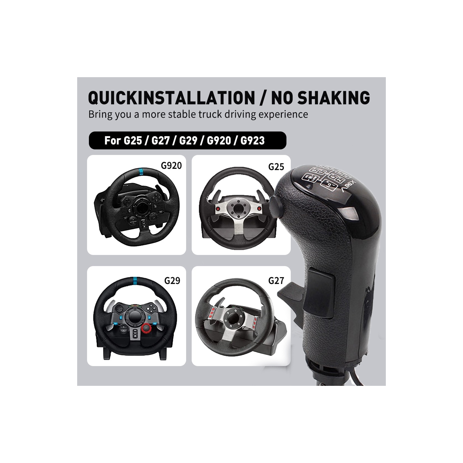 New PC USB Gearshift Knob for Logitech G923 G29 G27 G25 TH8A Racing Games