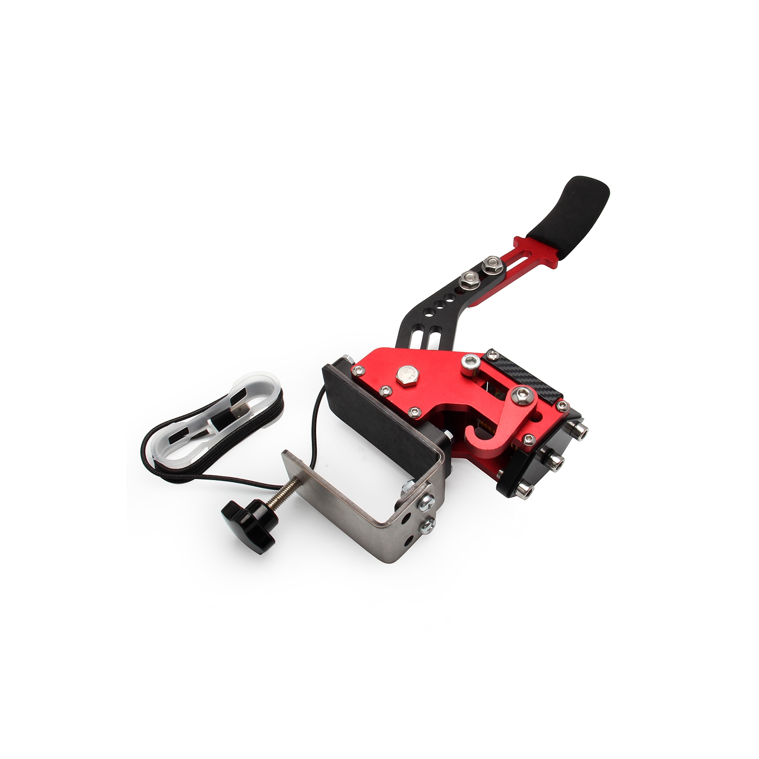 Frein à main USB3.0 14 bits pour le support de volant G27/G29 G920 PC rouge