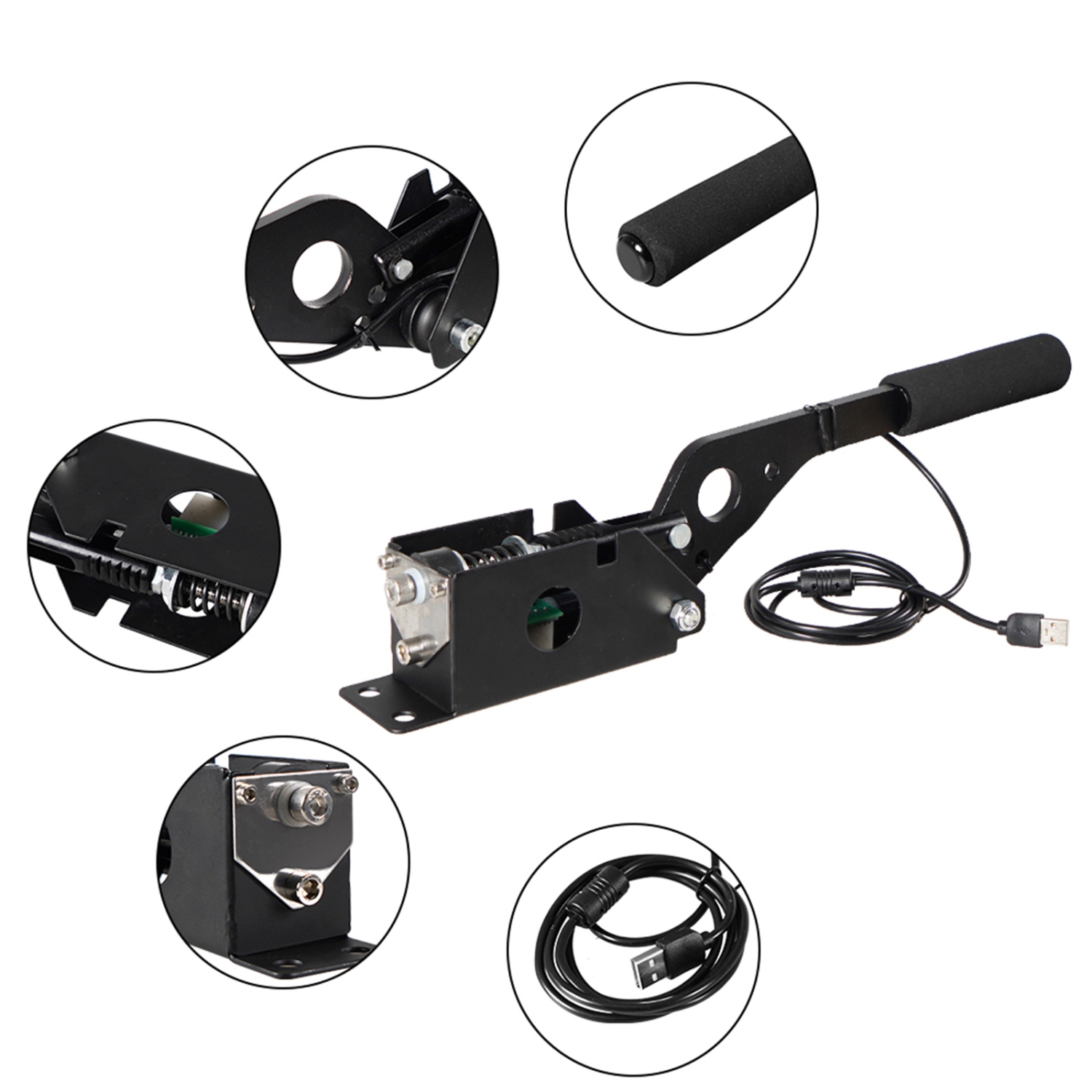 USB Handbrake SIM w Clamp for G25/27/29 T500 Fanatec/OSW/Dirt Rally Racing Games