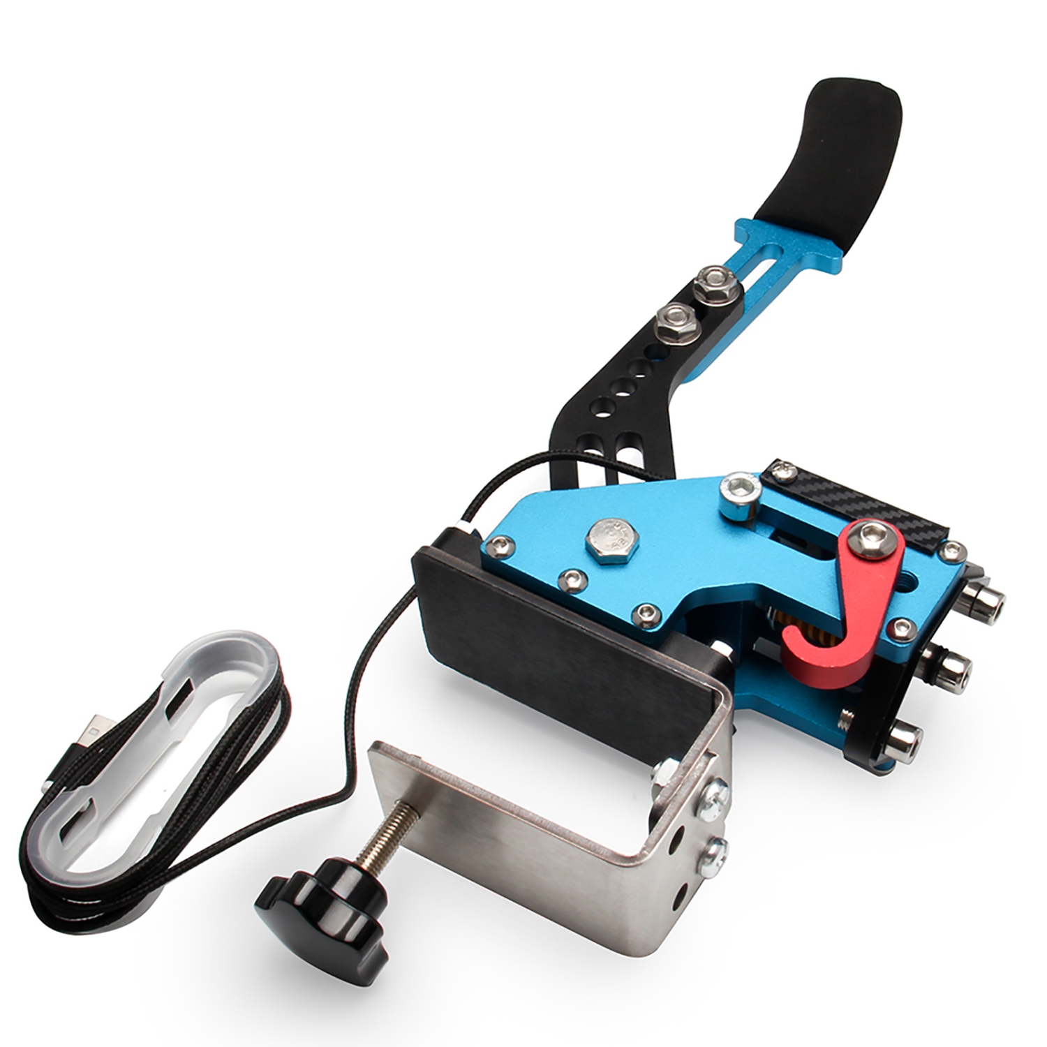 Frein à main USB avec pince et levier de vitesses 6+R H pour volant G29 G920 de Logitech